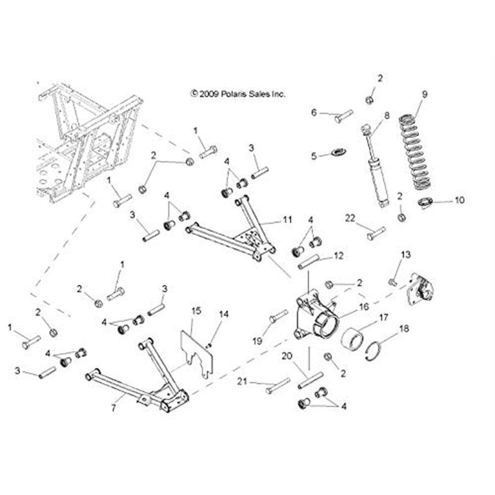 Genuine OEM Polaris Control Arm Ranger 1018184-067
