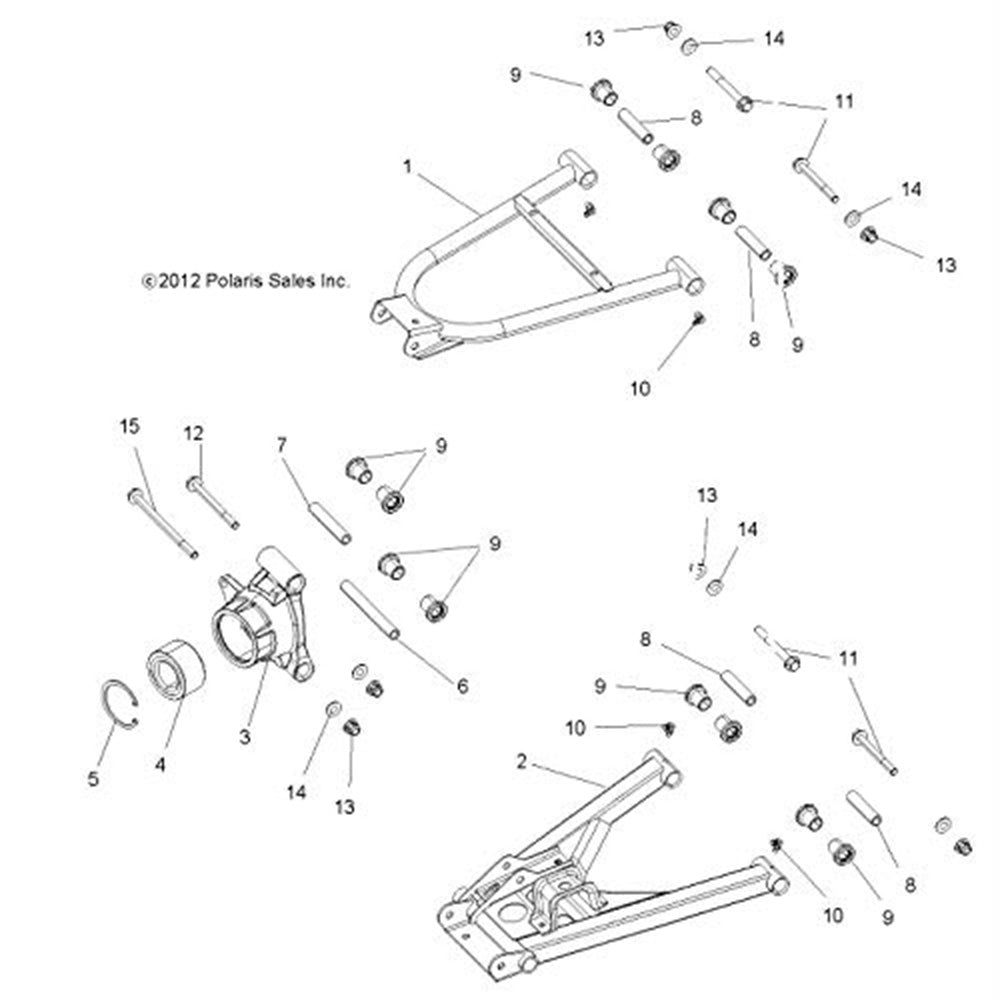 Genuine OEM Polaris Control Arm Ranger 1018460-385