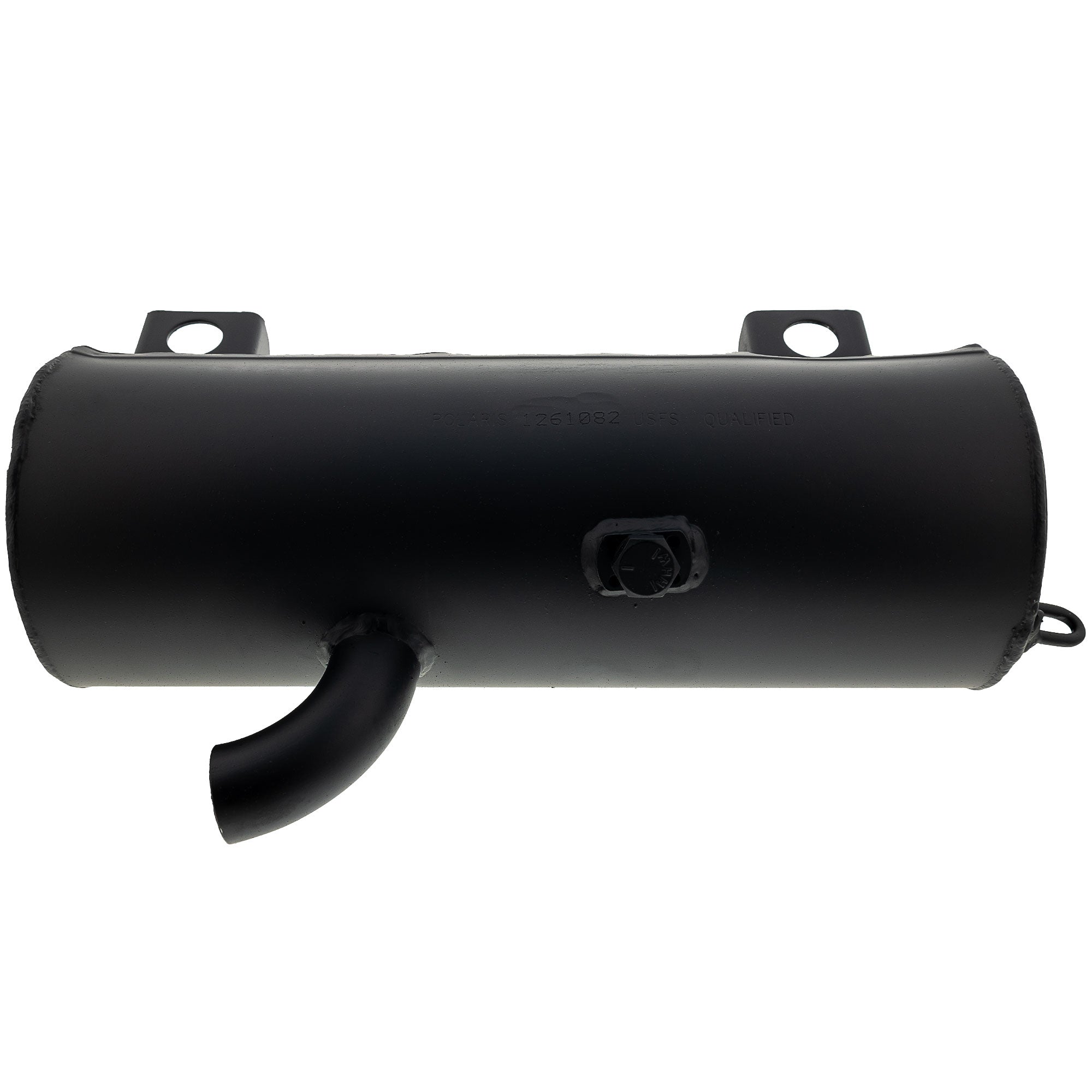 Polaris Matte Black Exhaust Silencer 1261082-489