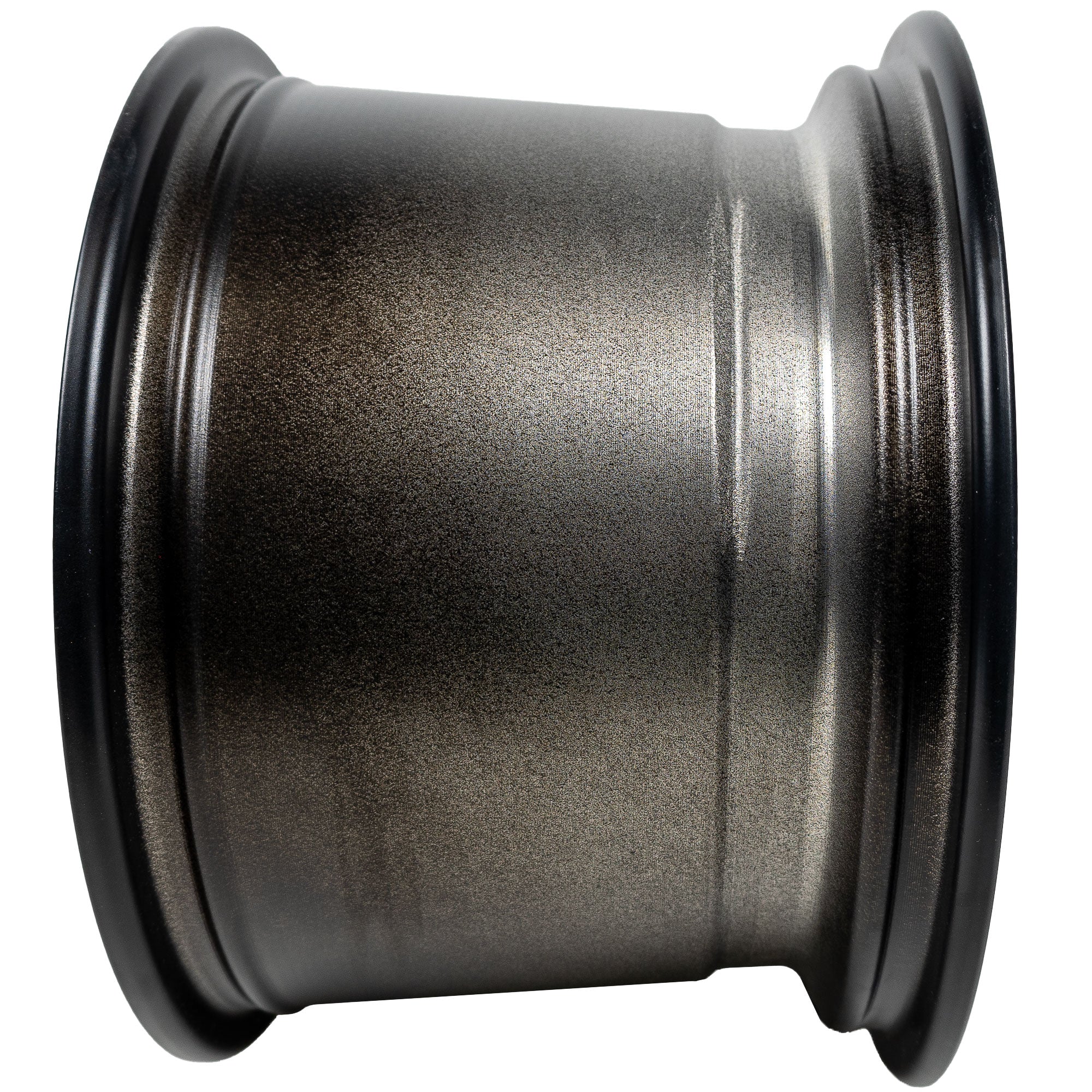 Polaris Matte Black Rear Cast 12X8 Rim 1521549-458