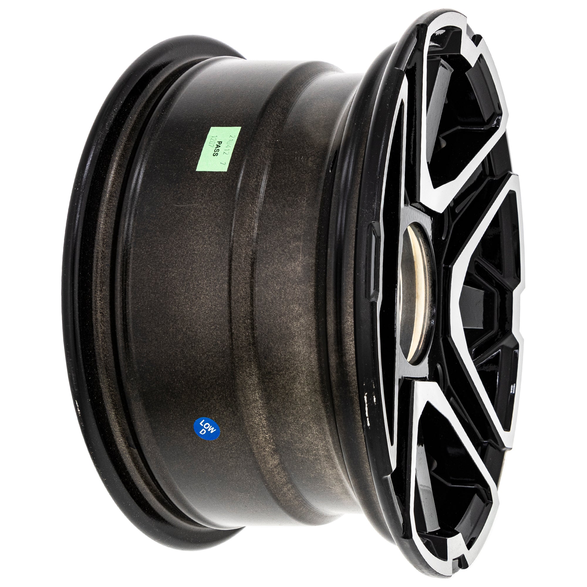 Polaris 1521629-067 Gloss Black Front 12X6 Rim | FixMyToys