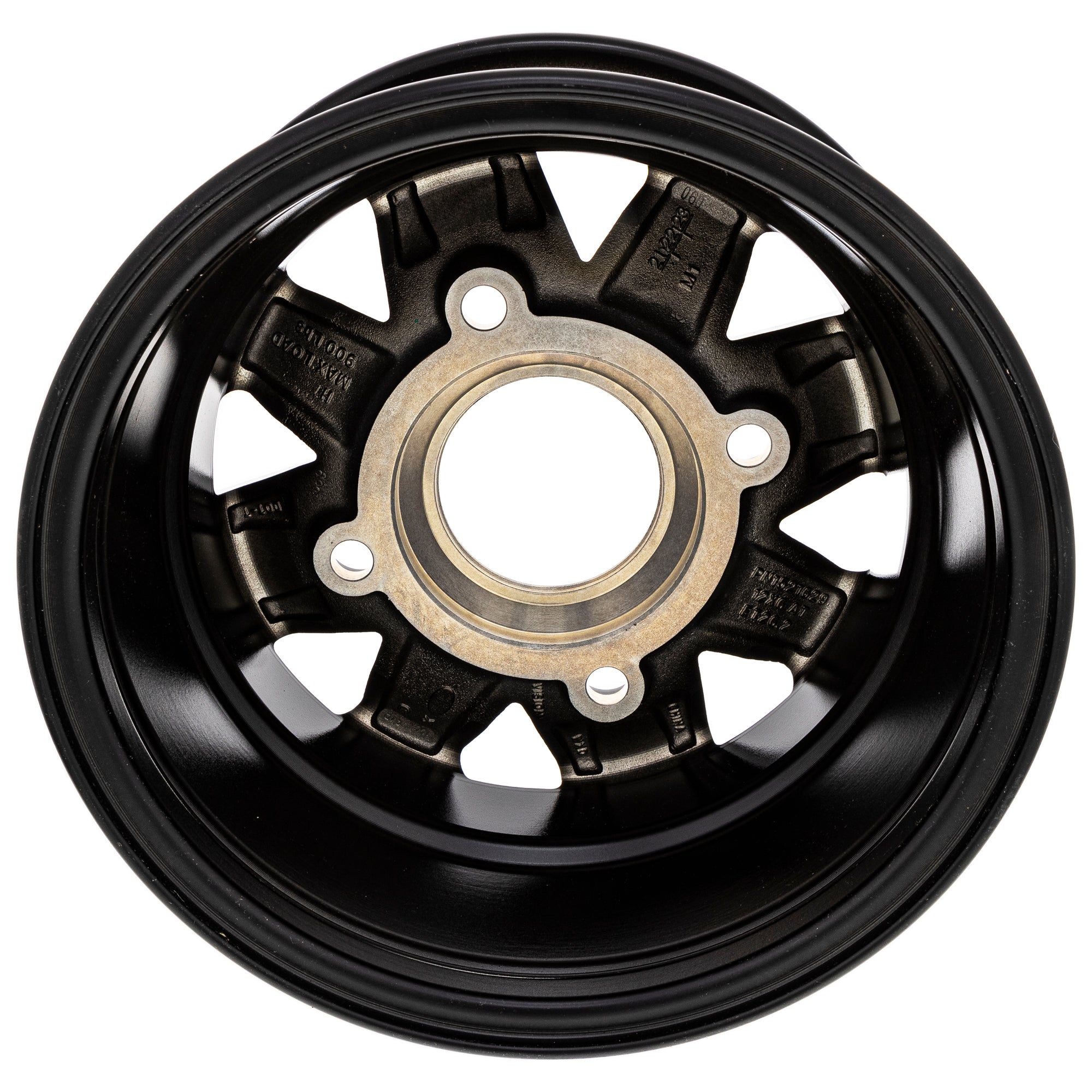 Polaris 1521629-067 Gloss Black Front 12X6 Rim | FixMyToys