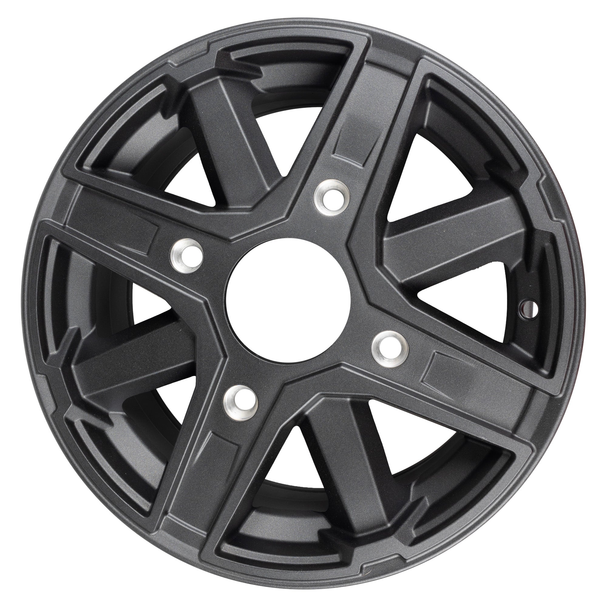 Polaris 1521963-655 Flash Black Front Cast 14X6 Rim RZR 1000 XP  Turbo  S  4