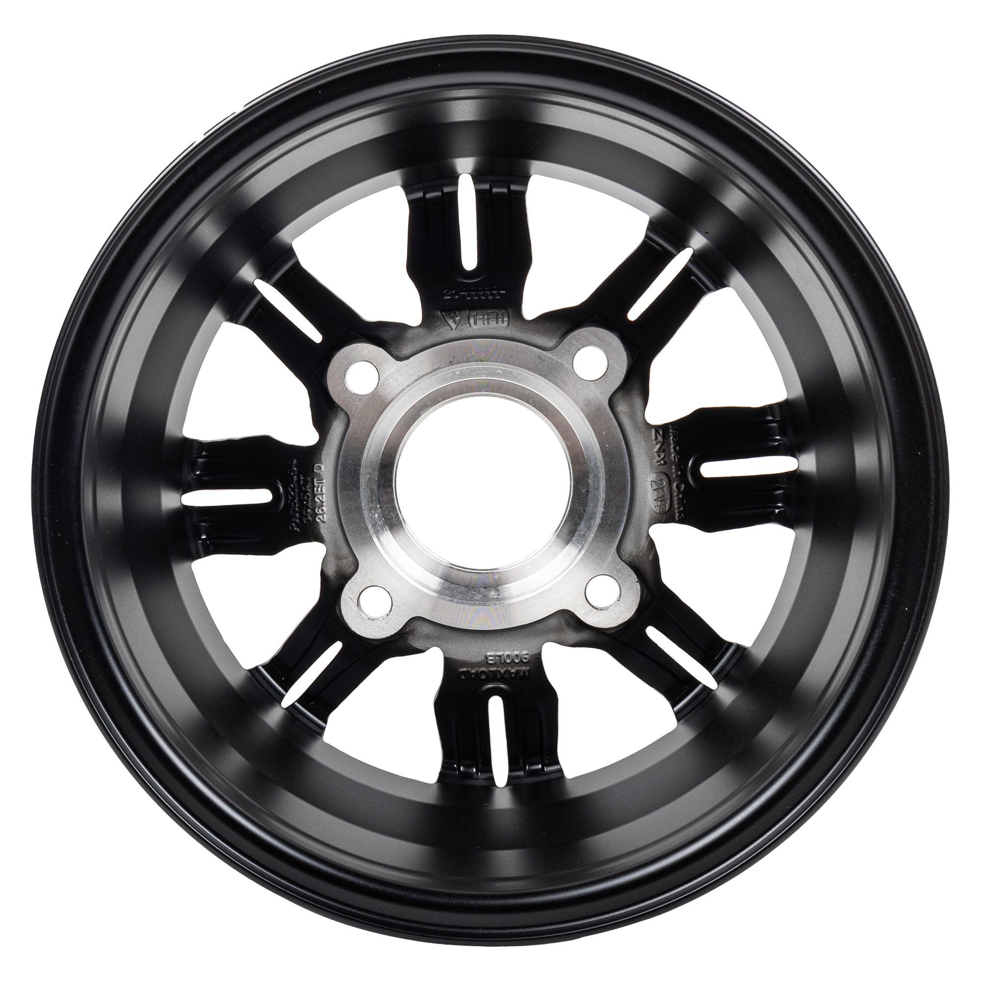 Polaris 1522494-458 Matte Black Front Cast 14X6 Rim