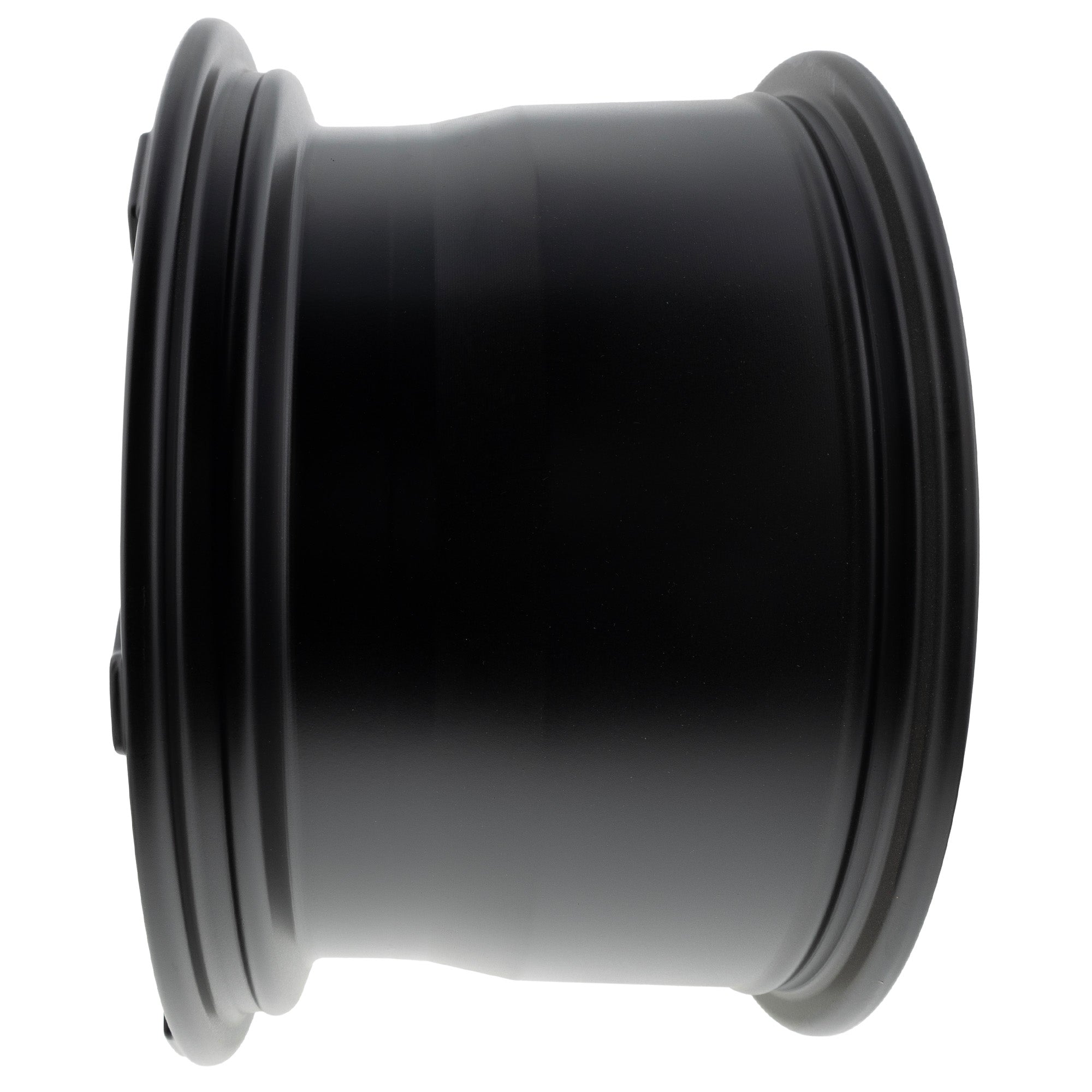 Polaris 1522496-458 Matte Black Rear Cast 14X8 Rim