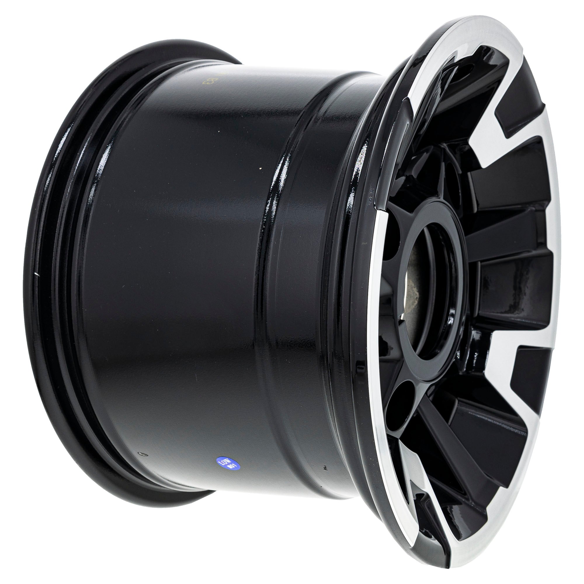 Polaris 1523041-266 Cruiser Black Rear Aluminum 12X8 Rim | FixMyToys