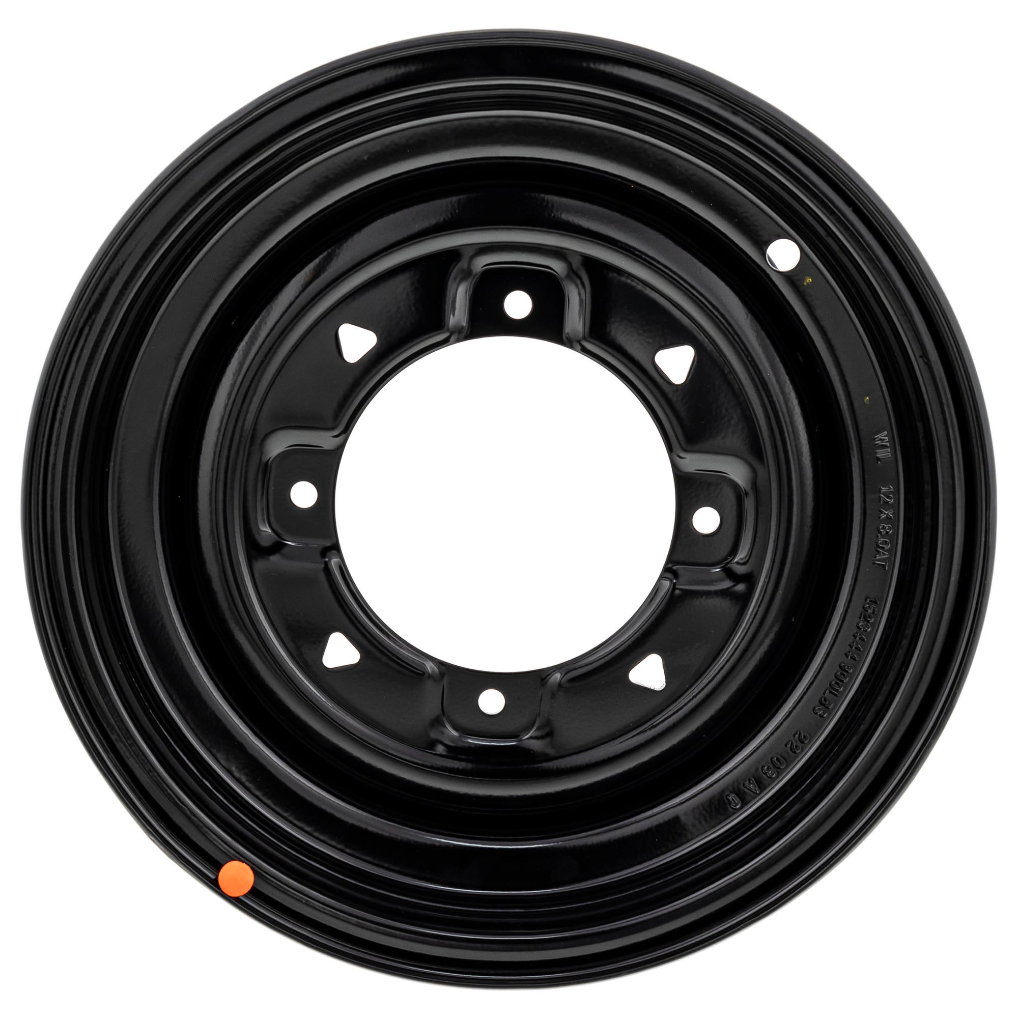 Polaris 1523444-067 Gloss Black Rear 900lb 12x8 Rim | FixMyToys