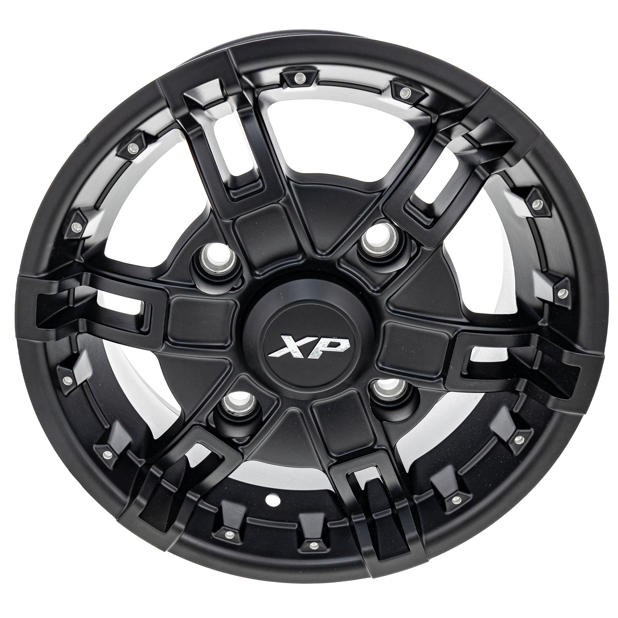 Polaris 1523916-458 Matte Black 14X6 Buckle Wheel Ranger 1000 XP  Crew 2021