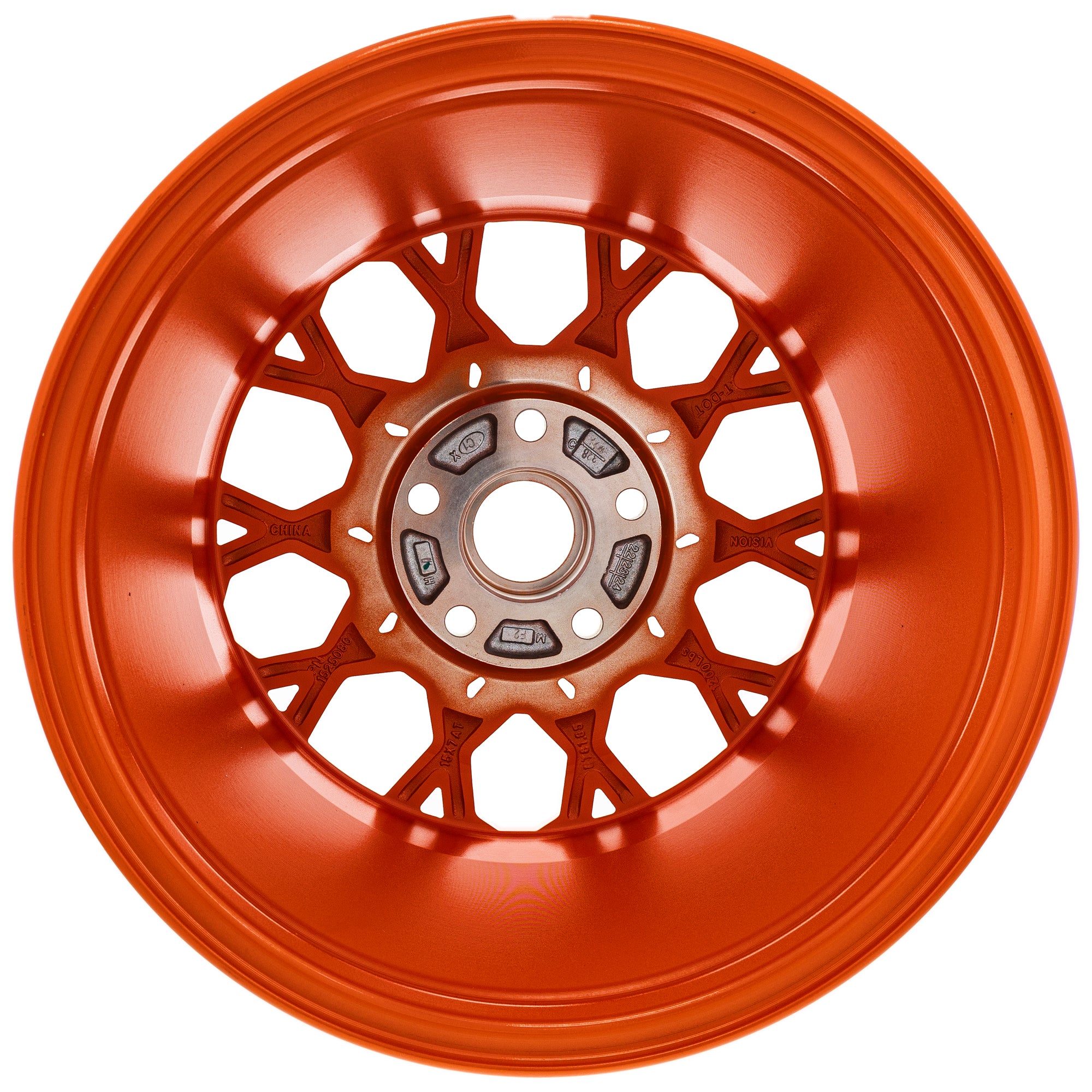Polaris 1525086-647 Orange Burst Cast 15x7 Rim 2022 RZR Pro R R4 Dynamix