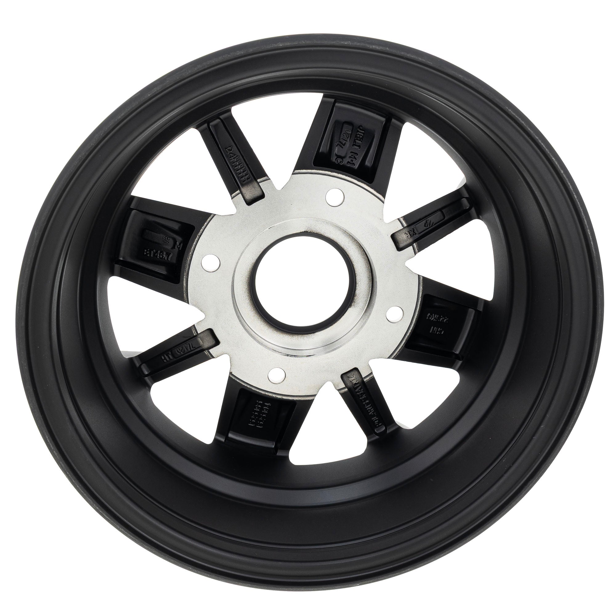Polaris 1525394-458 Front Rim 14X5.5 No Mach Matte Black
