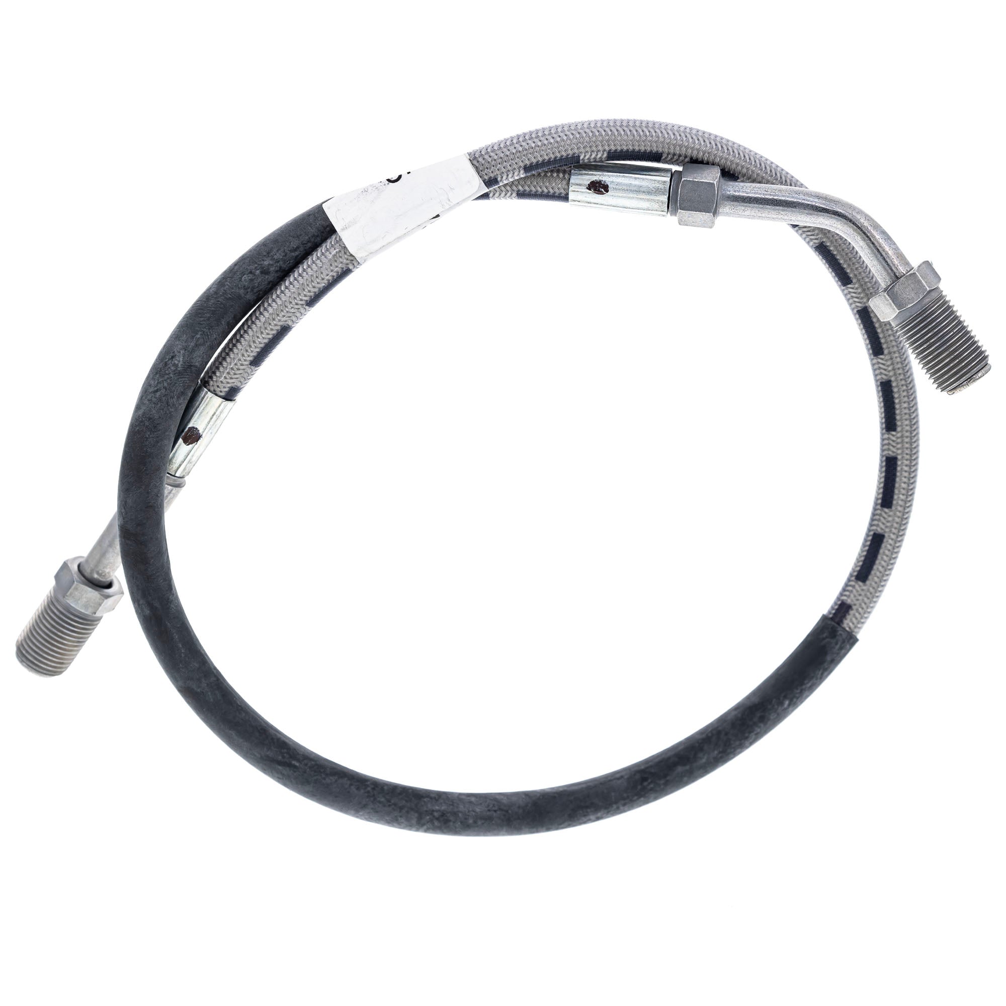Polaris 1930752 Front Left Brake Line with Fittings