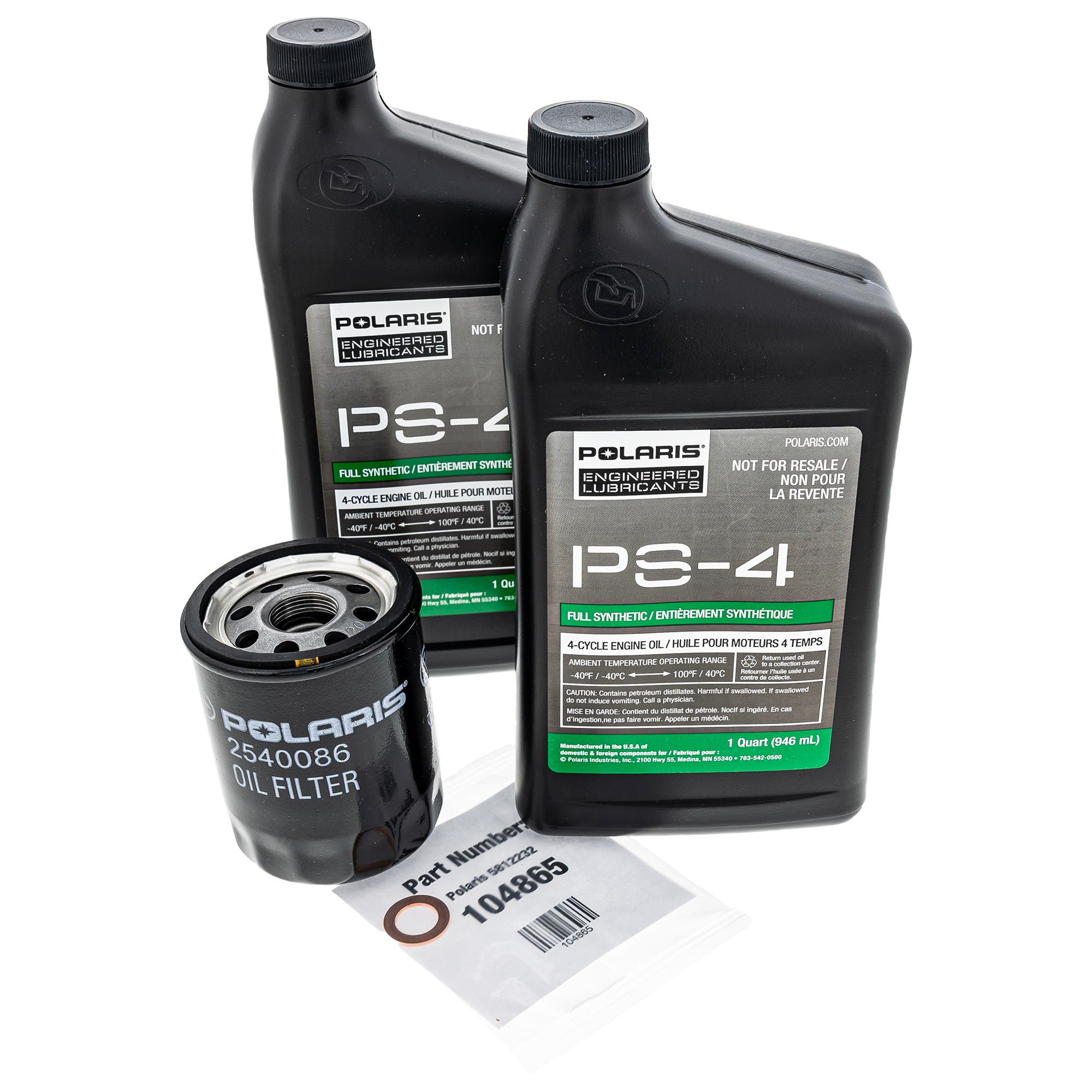 Polaris 2202166 Oil Change Kit Sportsman RZR Ranger ACE 1000 150 570 600 6X6