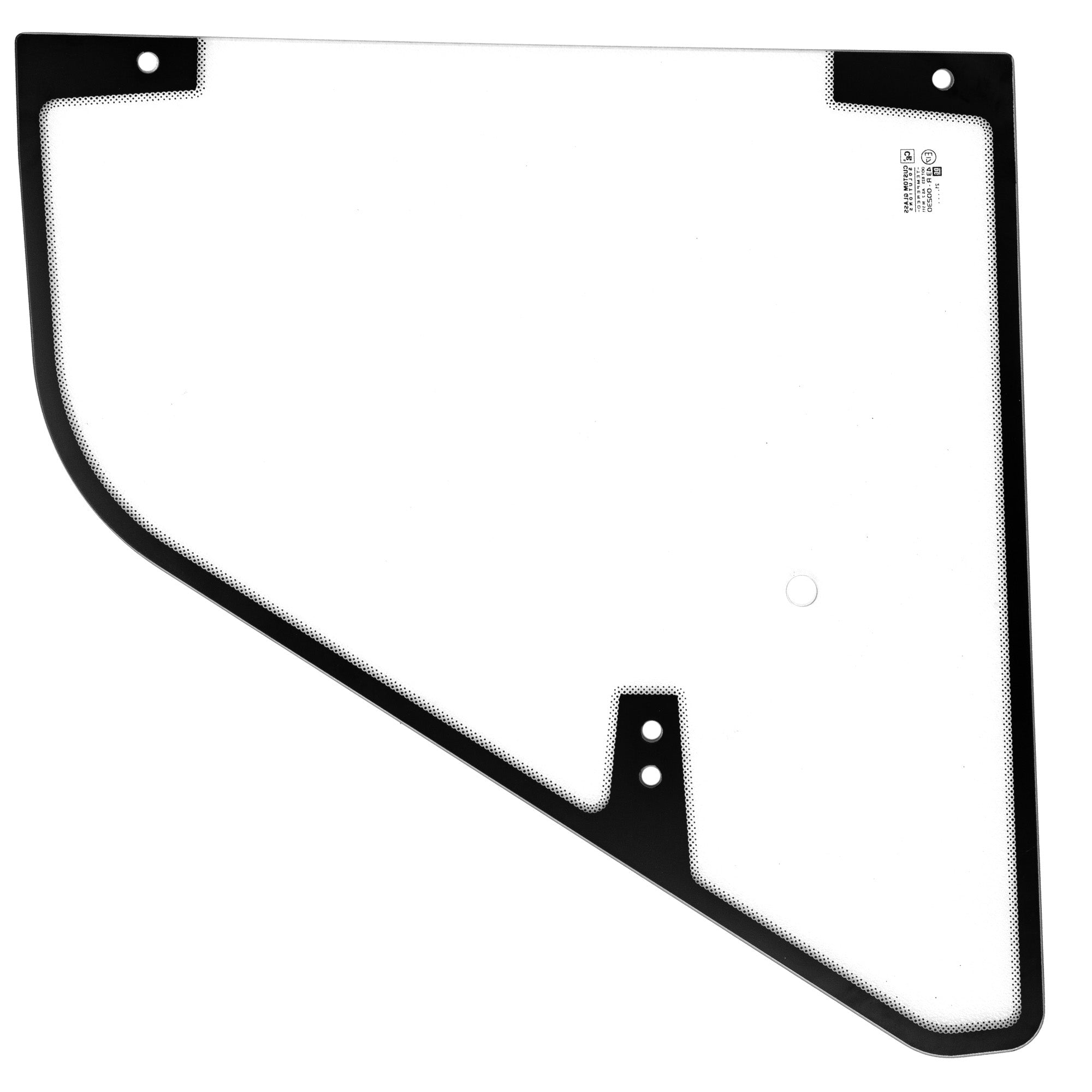 Polaris Front Right Glass Kit 2207589