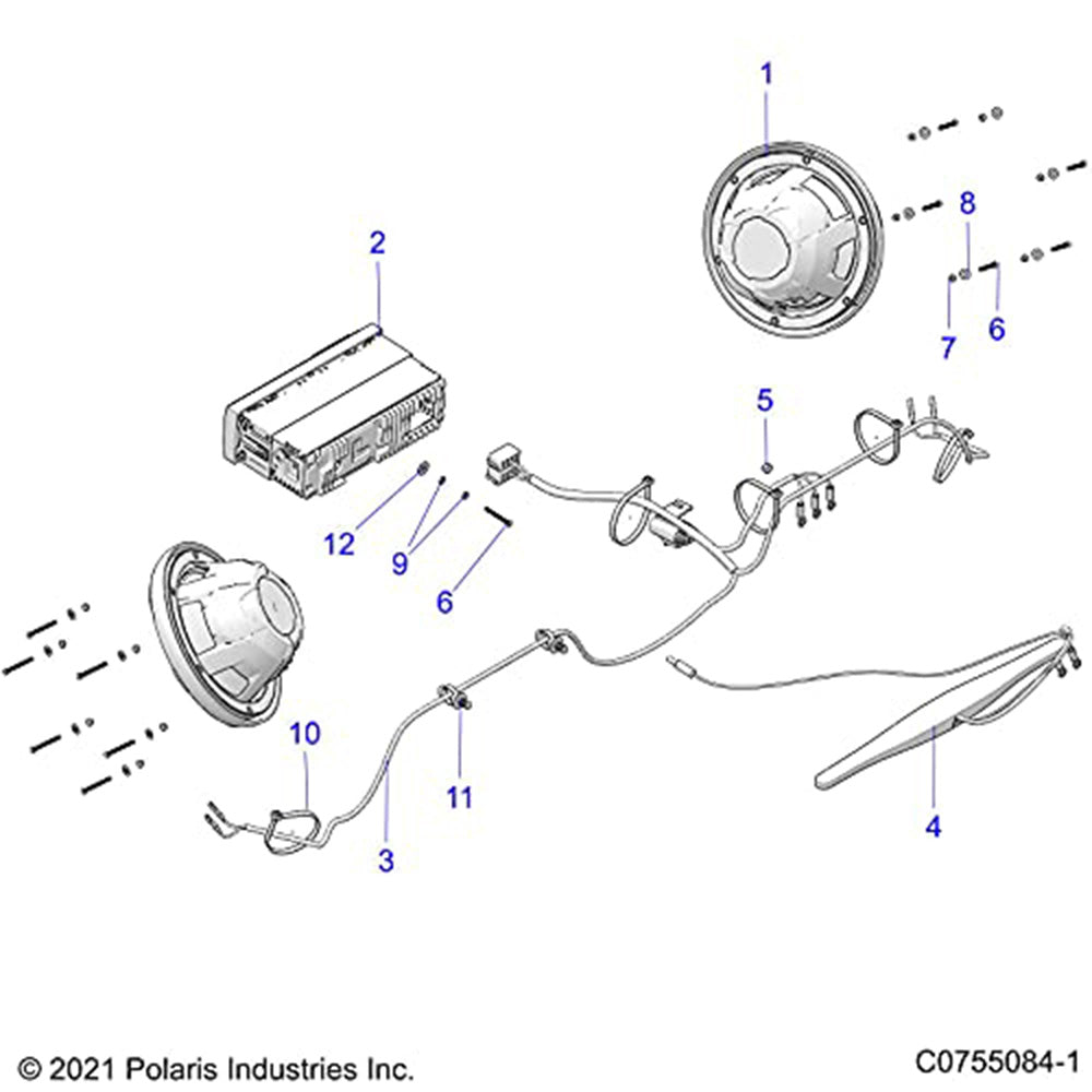 Genuine OEM Polaris Antenna Ranger 2634171