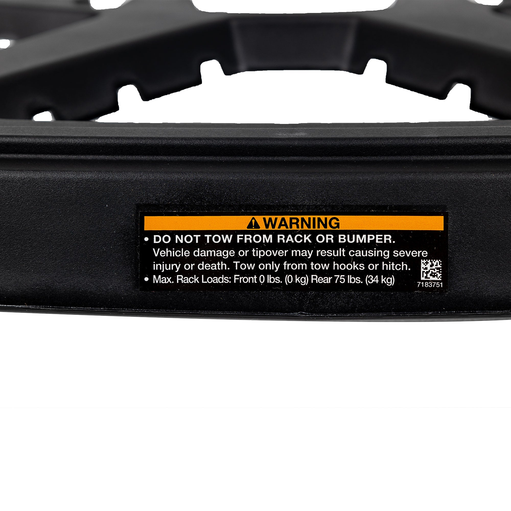 Polaris 2636072-070 ASM-RACK REAR HL BLK Sportsman 1000 850 XP