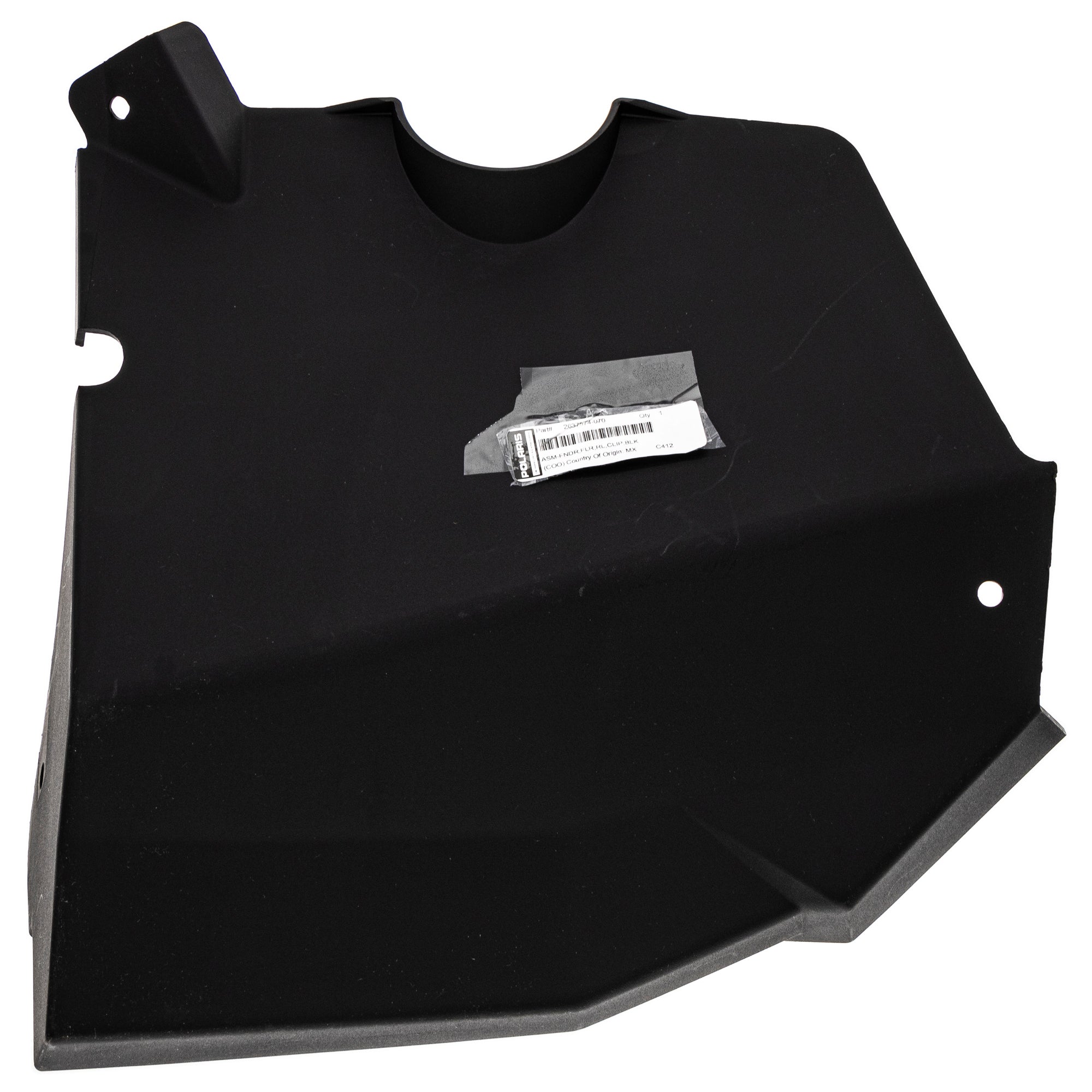 Polaris 2637574-070 Black Rear Left Hand Fender Flare