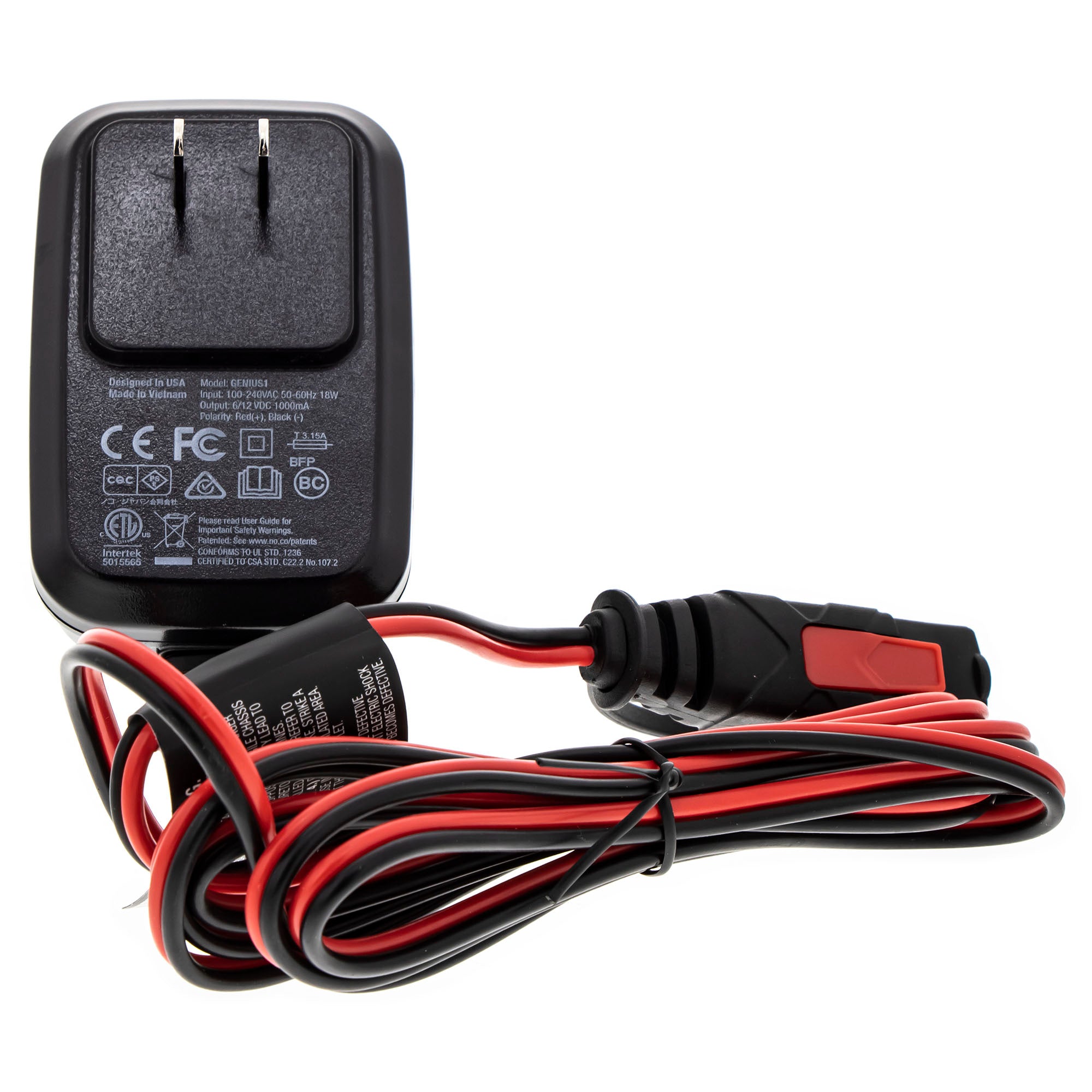 Polaris 2830567 NOCO 1 Amp Battery Charger 6-12 Volt Batteries Offroad Snow SXS