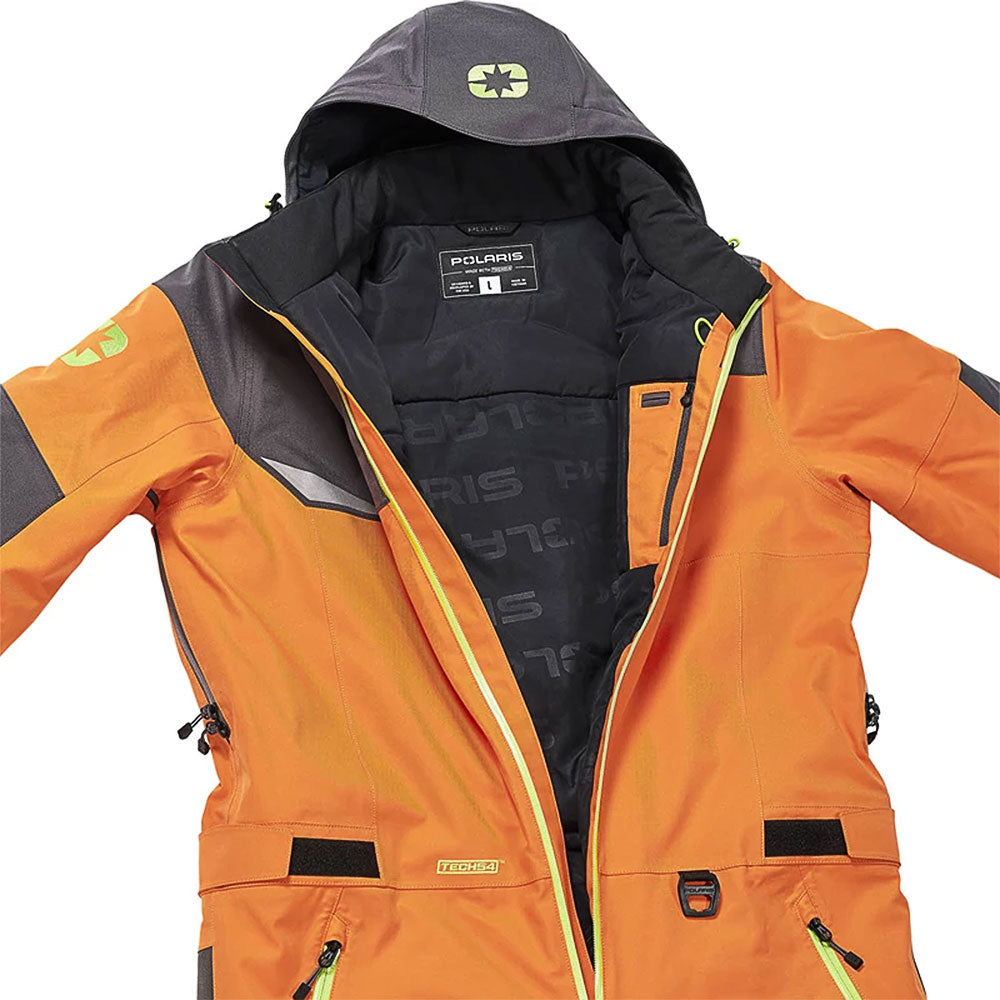 Polaris TECH54 Backcountry Snowmobile Monosuit Orange