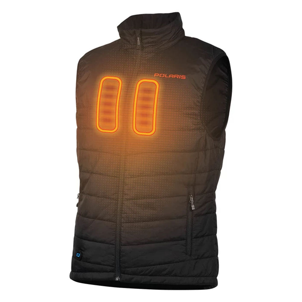 Polaris Heated Snowmobile Vest Black Mens