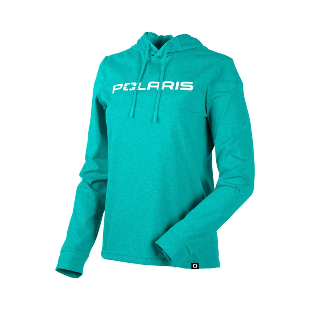 Polaris Women's UPF Polaris Hoodie Tee Teal Womens