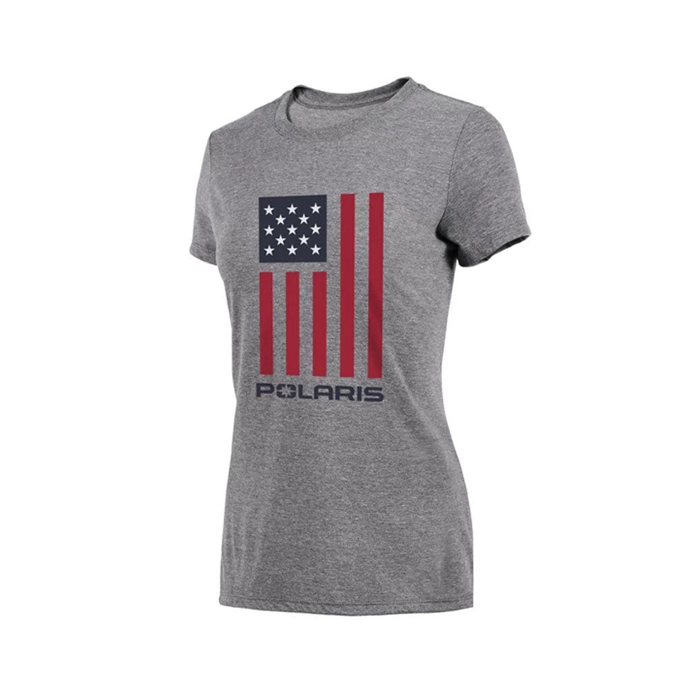 Polaris Flag T-Shirt Grey Womens