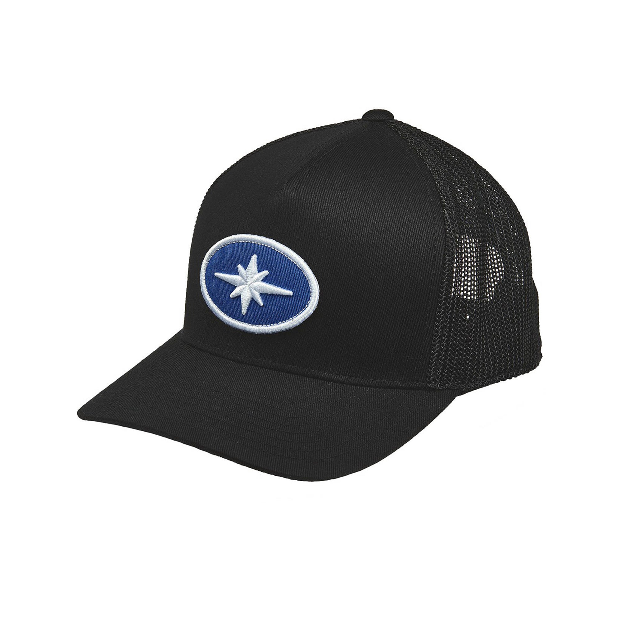 Polaris Ellipse Patch Trucker Hat Black Mens