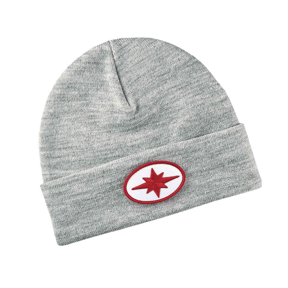 Polaris  Mens Ellipse Beanie High-Quality Sleek Logo Design Warm Hat Comfort - One Size