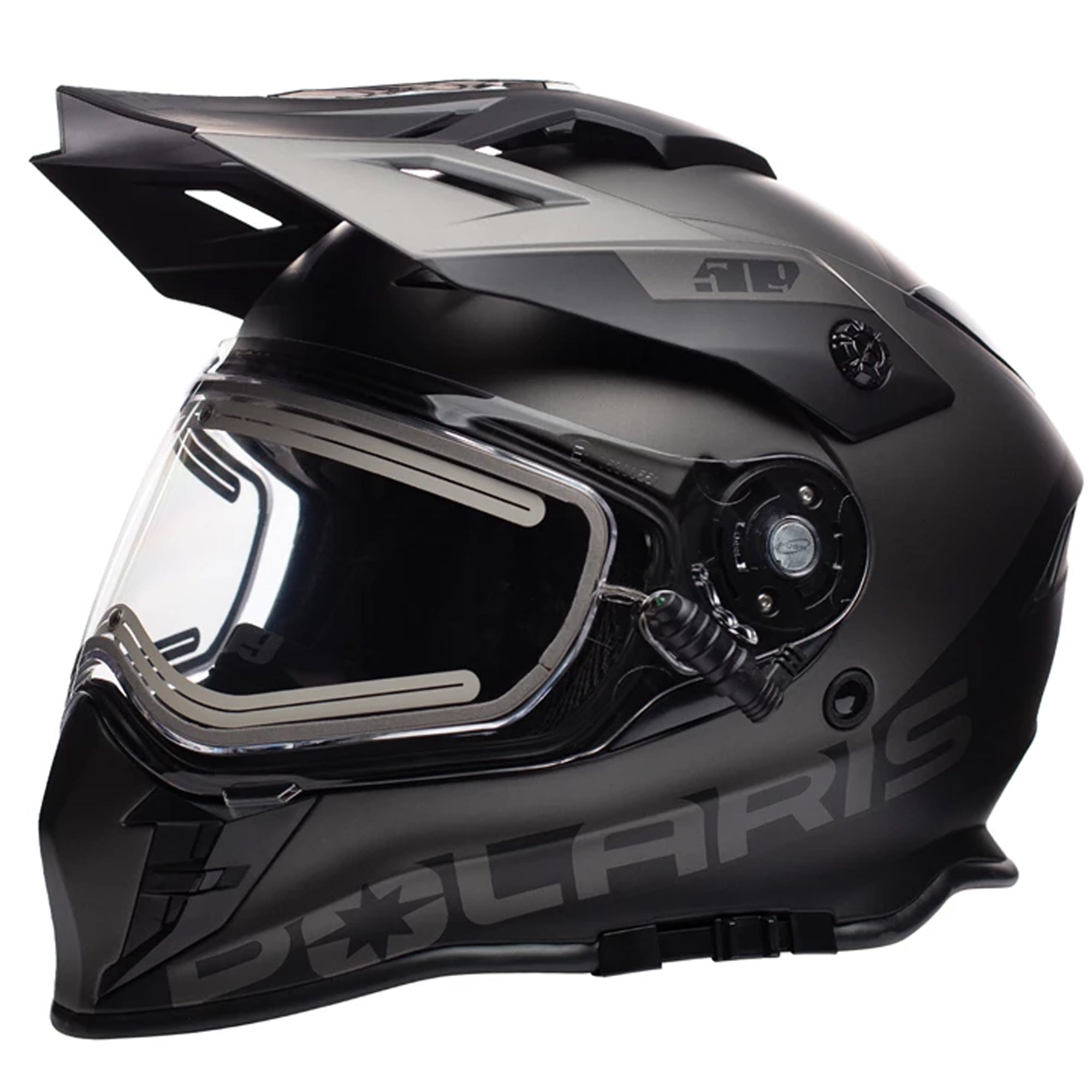 Polaris 509 Delta R4 Snowmobile Helmet Black Unisex-Adult