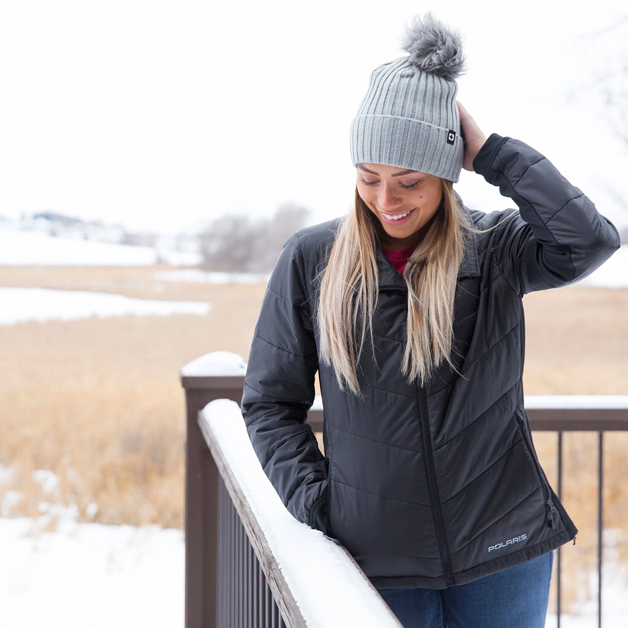 Genuine OEM Polaris Removable POM Beanie