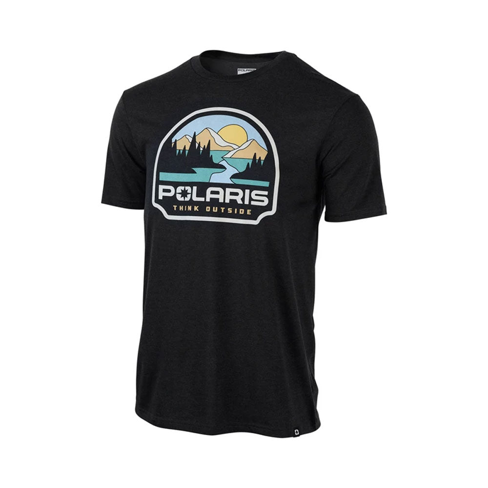 Polaris Men's Half Dome Tee Black Mens