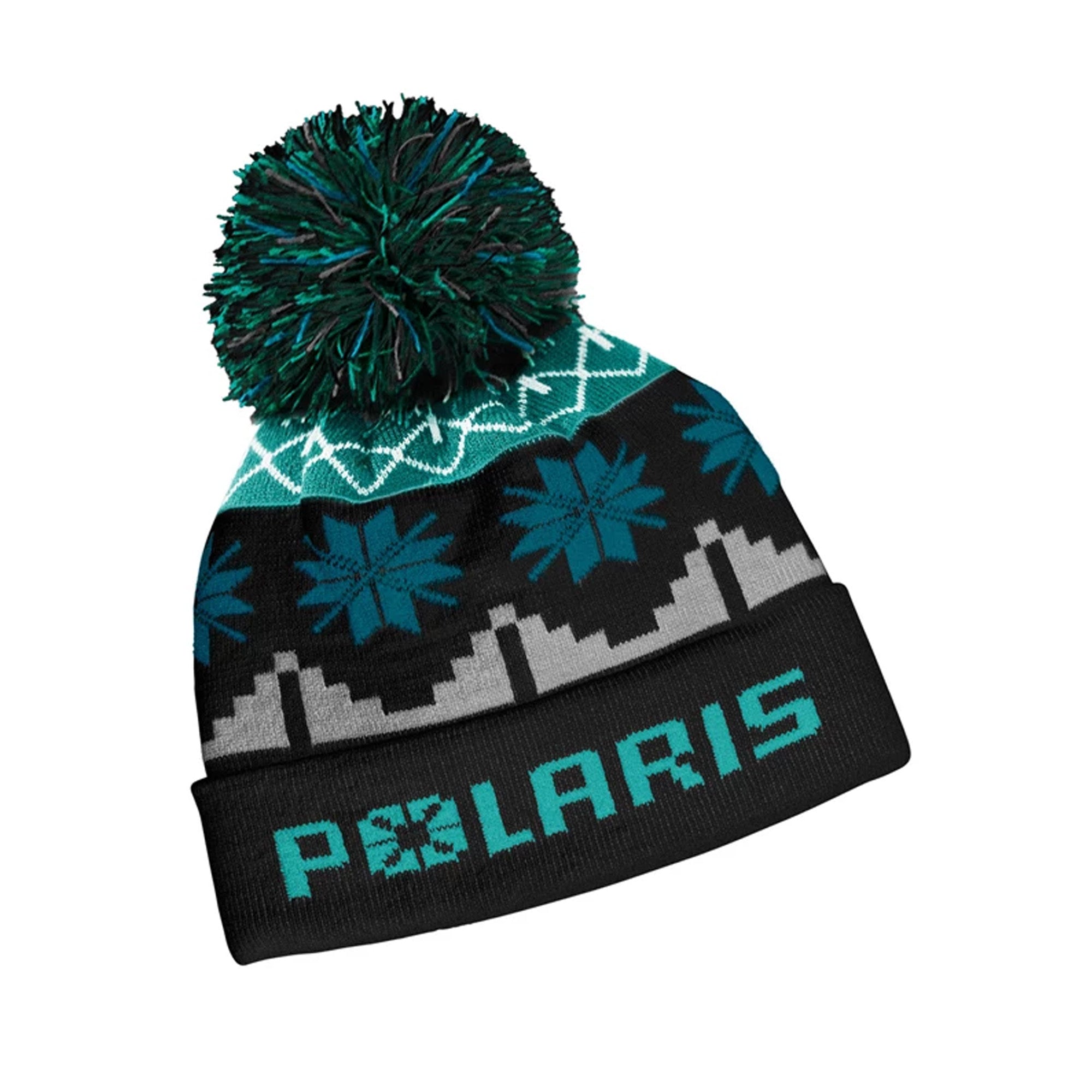 Polaris Fair Isle Pom Beanie Hat