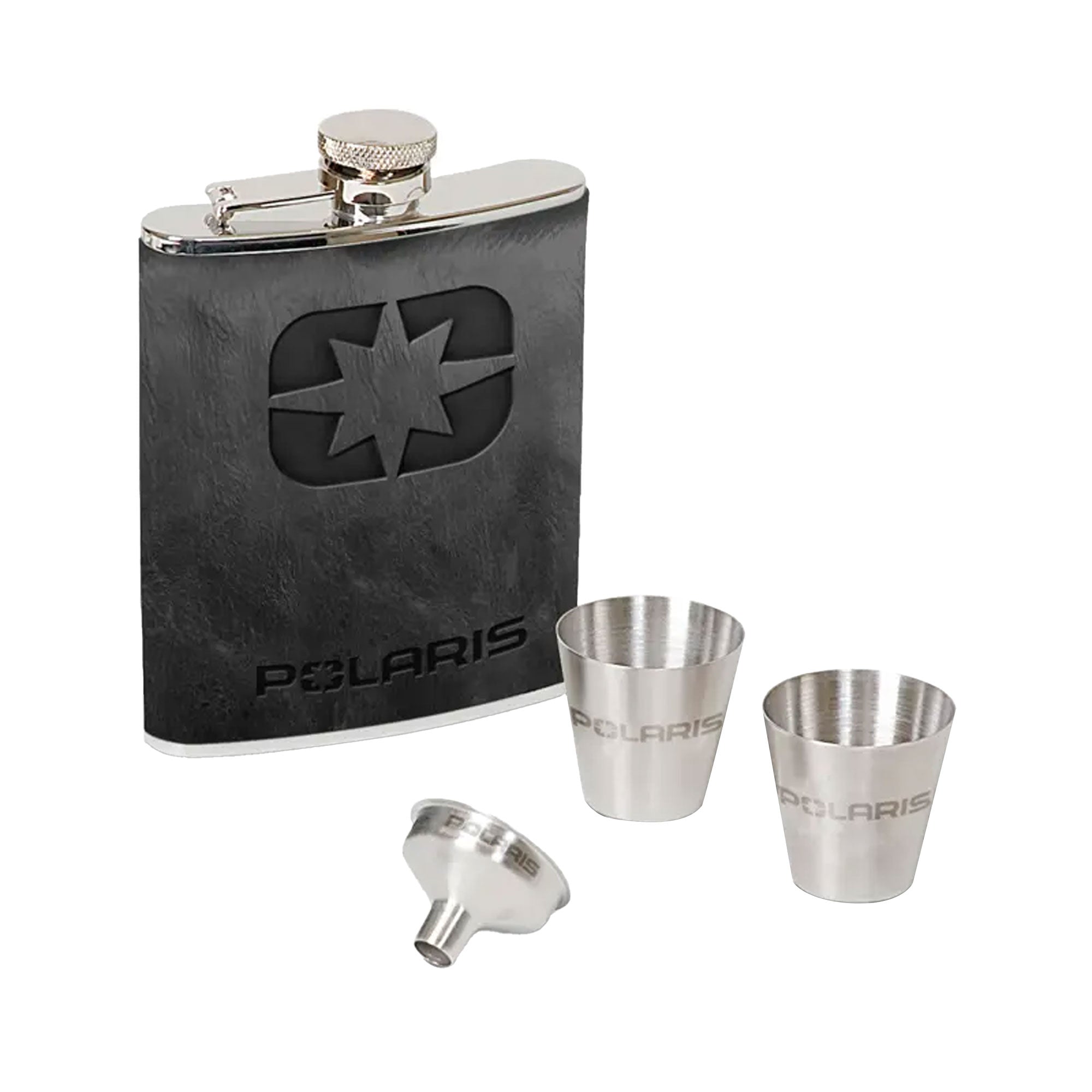 Polaris 2864719 Stainless Steel Flask Gift Set