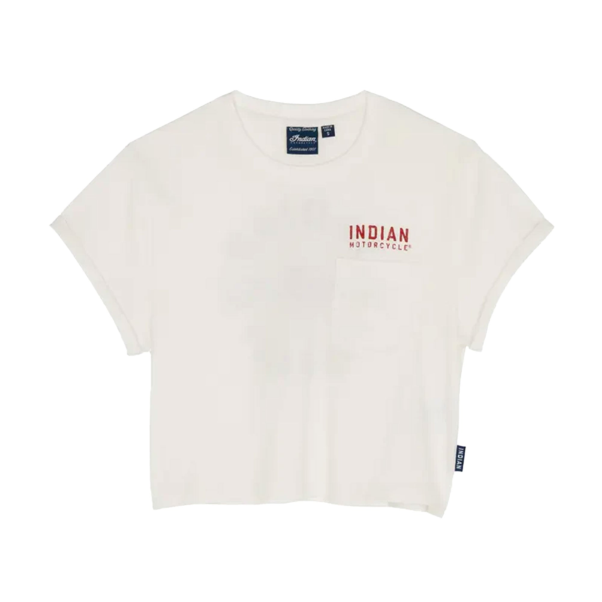 Indian Motorcycle Cropped Legendary Pocket T-Shirt