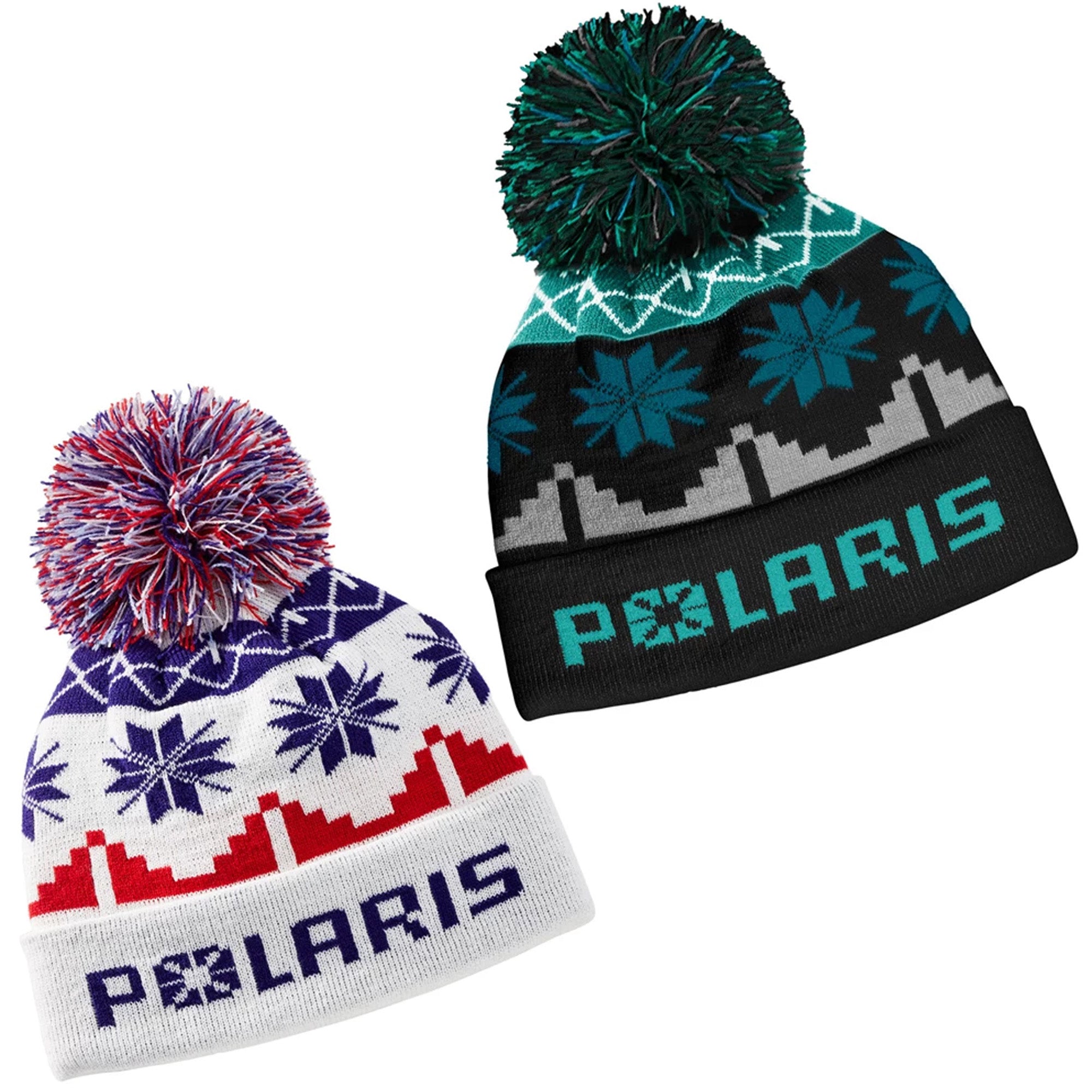 Polaris Fair Isle Pom Beanie Womens