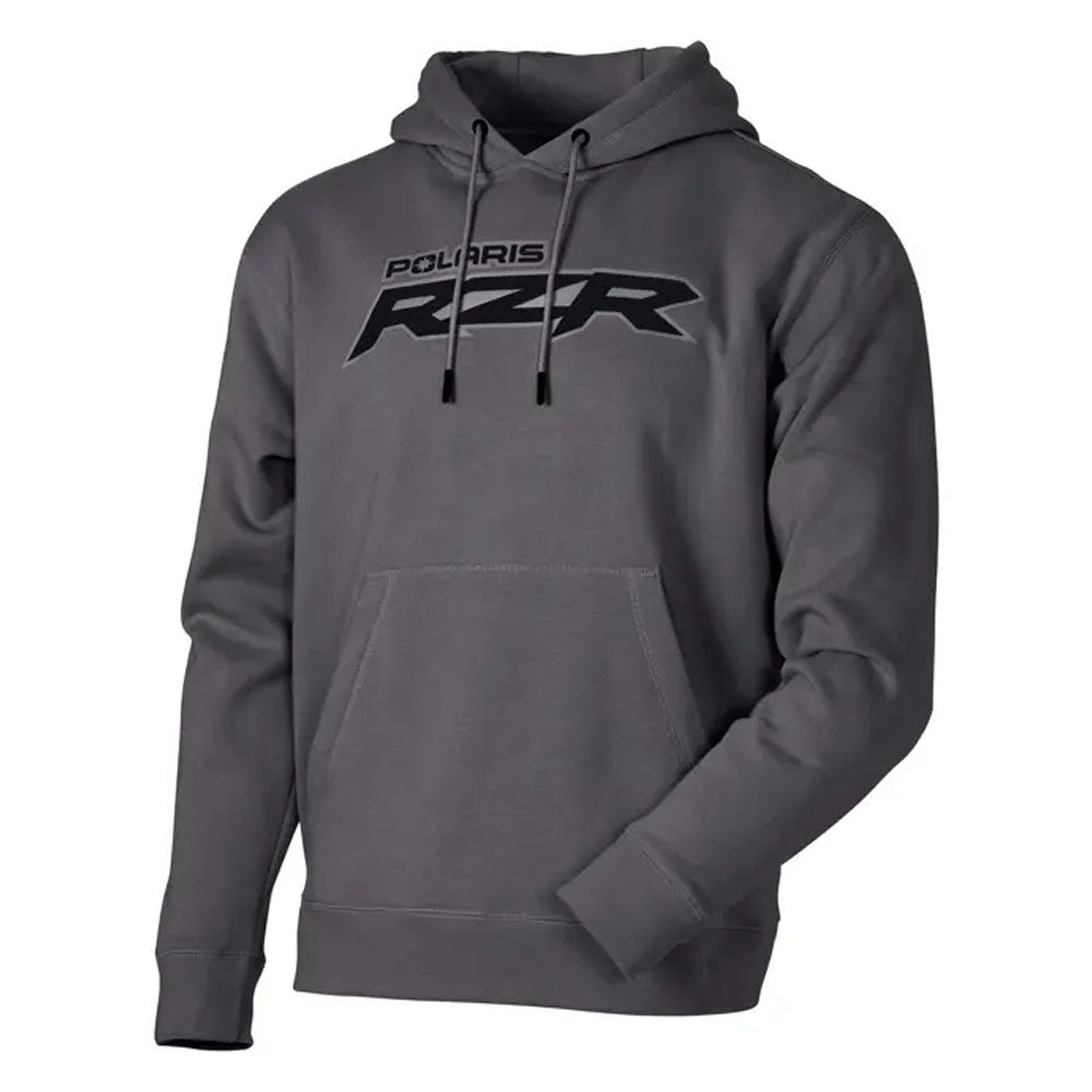 Polaris Mens RZR 3D Logo Hoodie Gray Mens