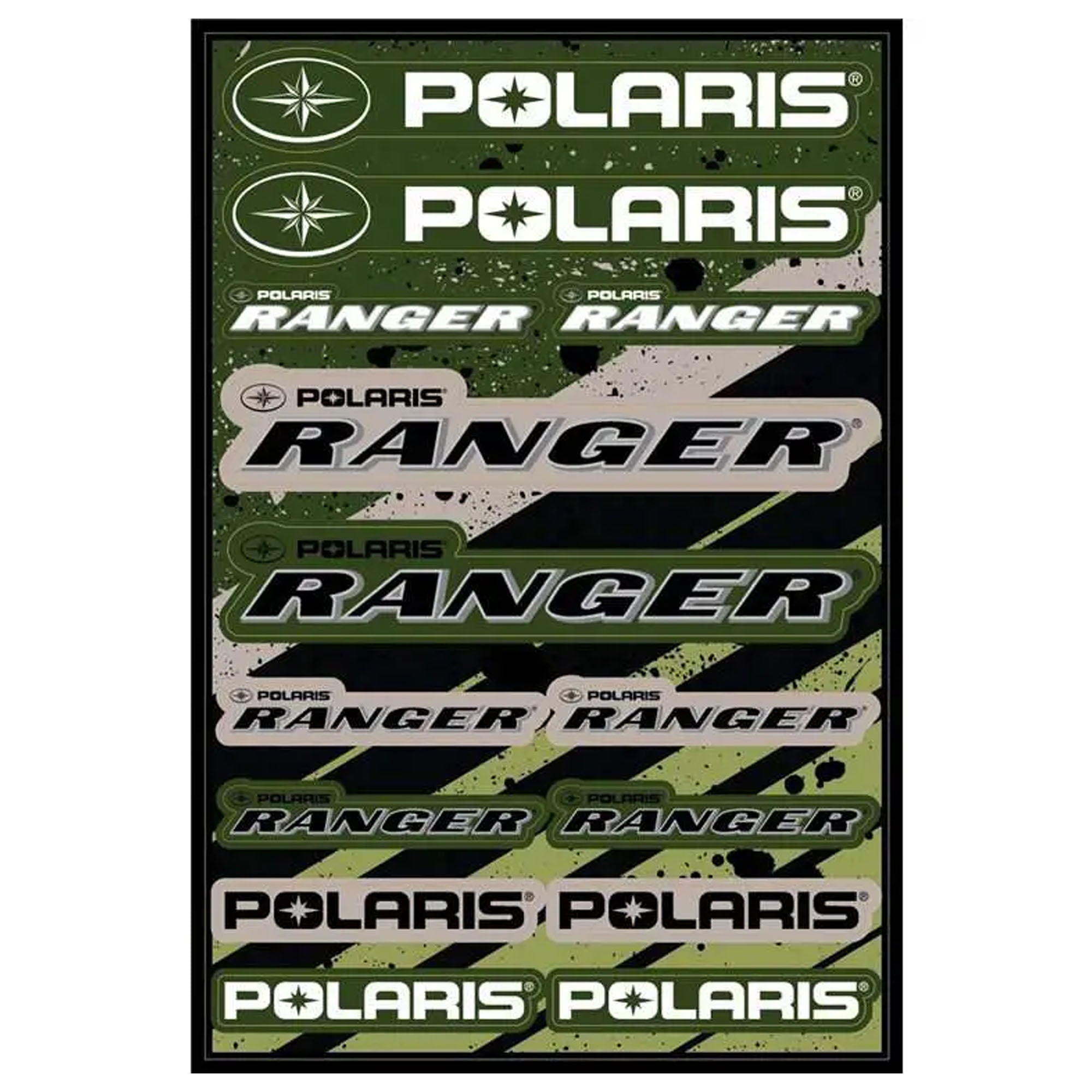 Indian Motorcycle Polaris 2866263 UV-Coated Sticker Sheet