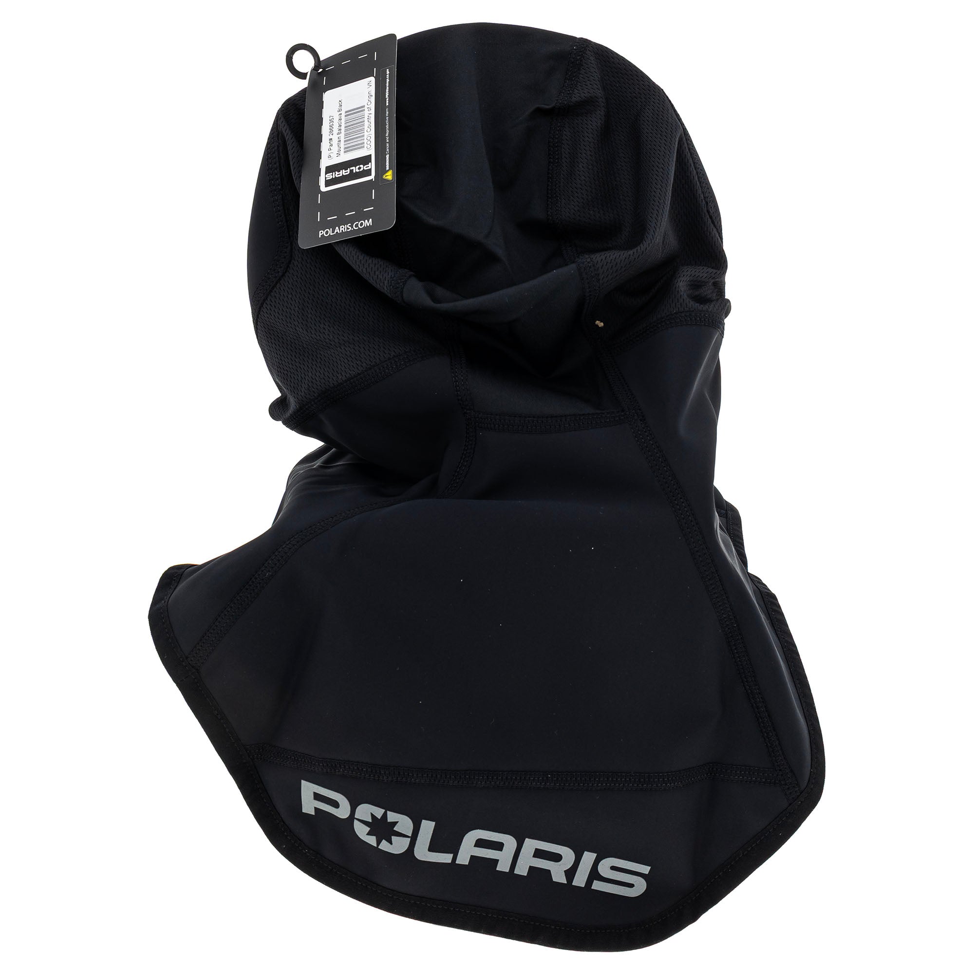 Polaris 2866357 Black Revelstoke Balaclava Snowmobile Riding Nylon - One Size