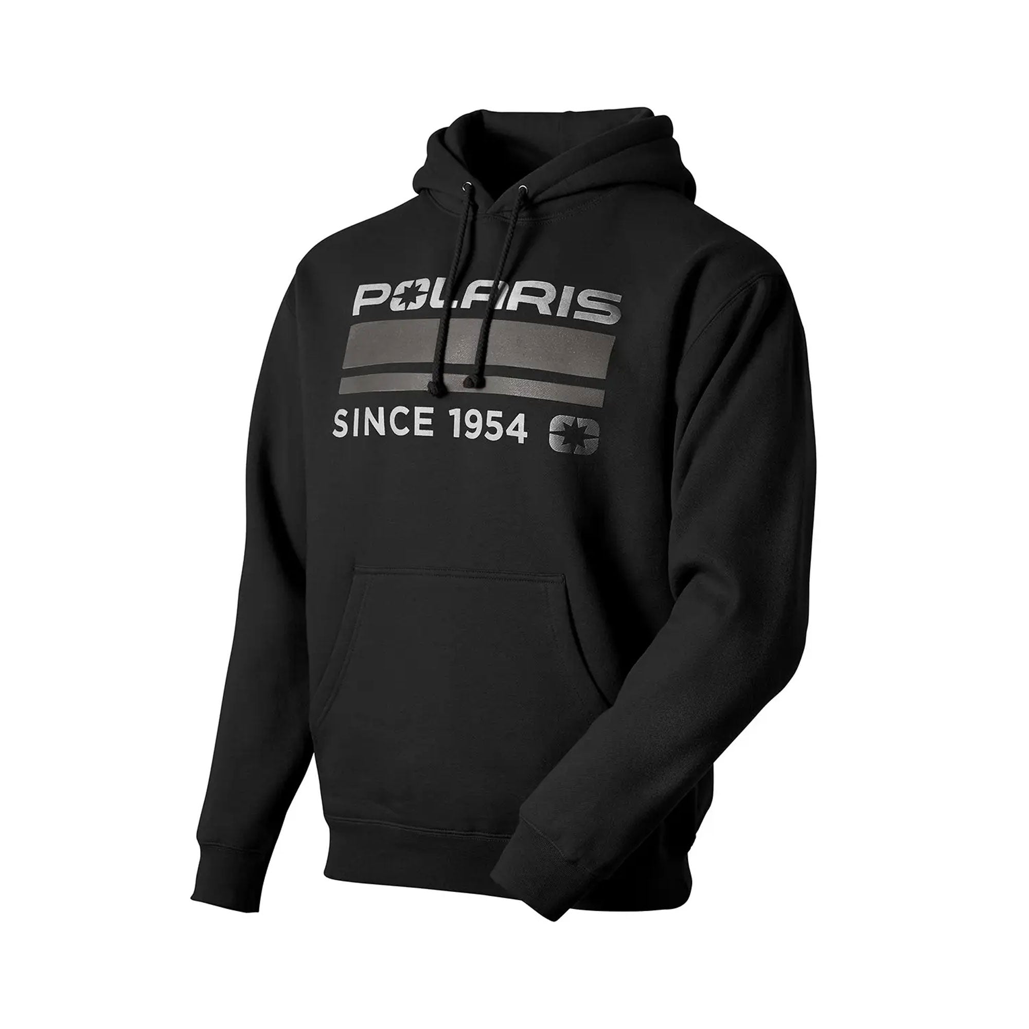 Polaris  Mens Block '54 Hoodie Soft Comfortable Fit Warm Cotton Blend Black