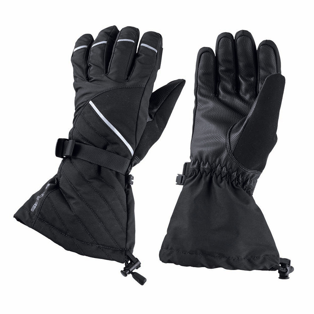 Polaris  Womens Level 2 Trail Snowmobile Gloves Anti Slip Technology Black