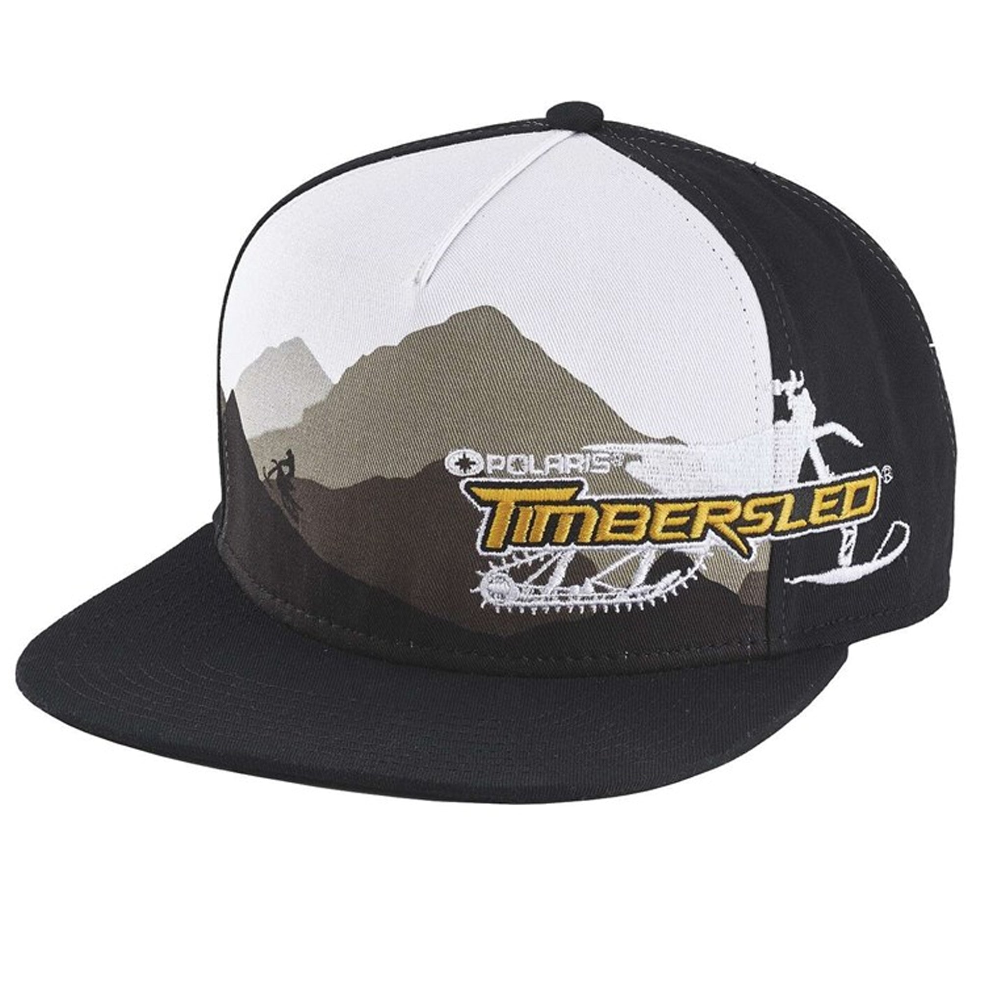Polaris 2869613 Men's Adjustable Mesh Snapback Hat with Timb