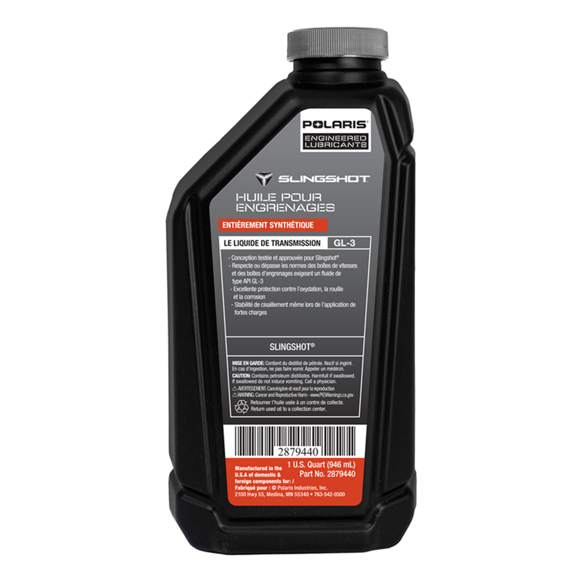 Polaris 2879440 Oil-Trans 75W90 Quart Part