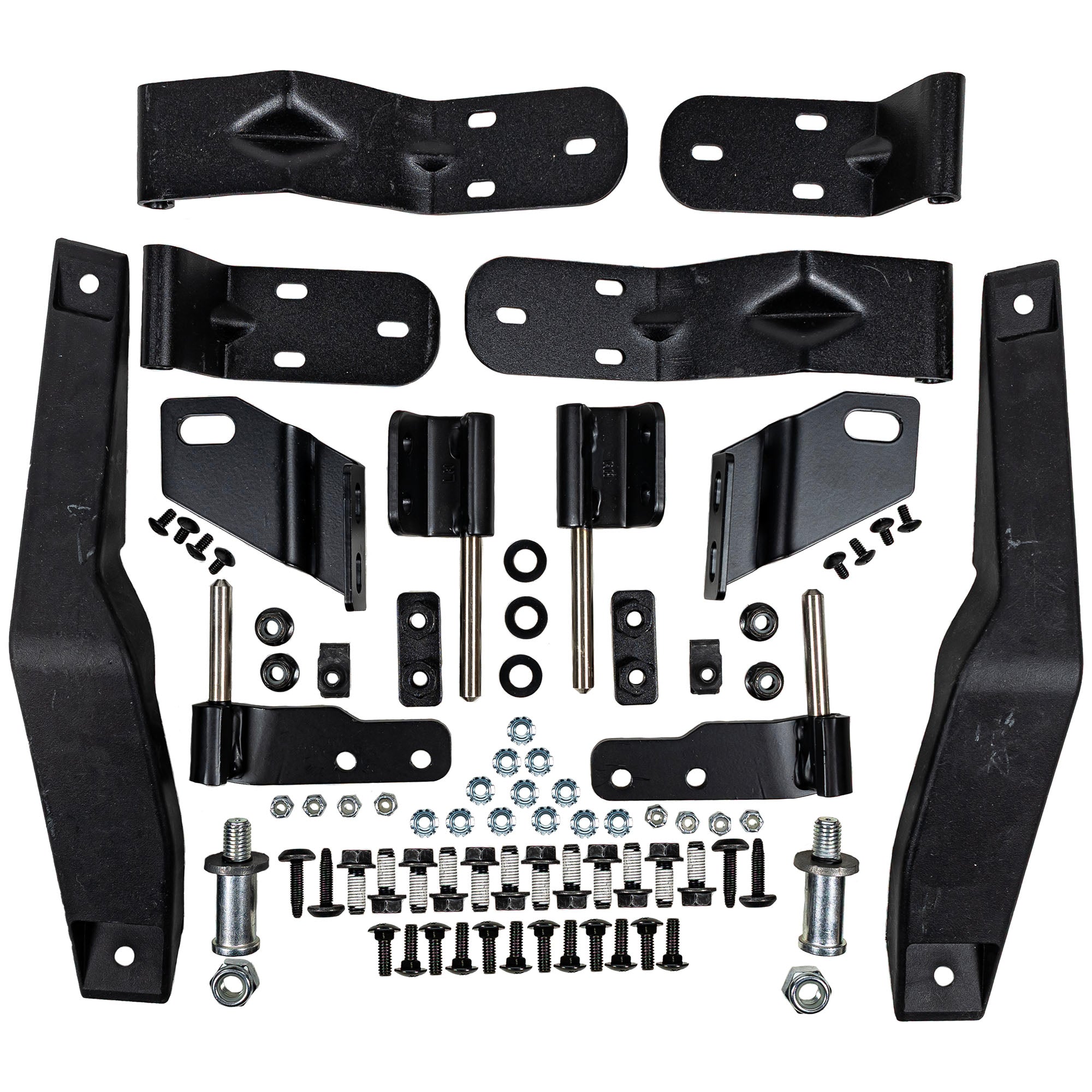 Polaris 2879964 Black Canvas Rear Zip Window Doors 2016-2021 Ranger 570 Crew