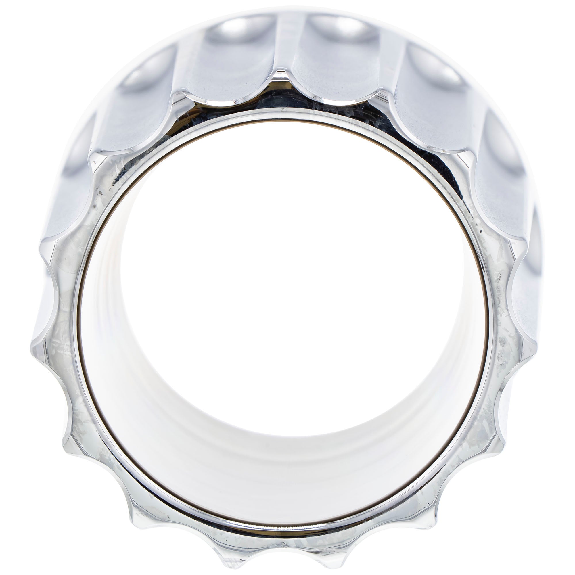 Indian Motorcycle 2880799-156 Polaris Chrome Grooved Exhaust Tips Genuine OEM