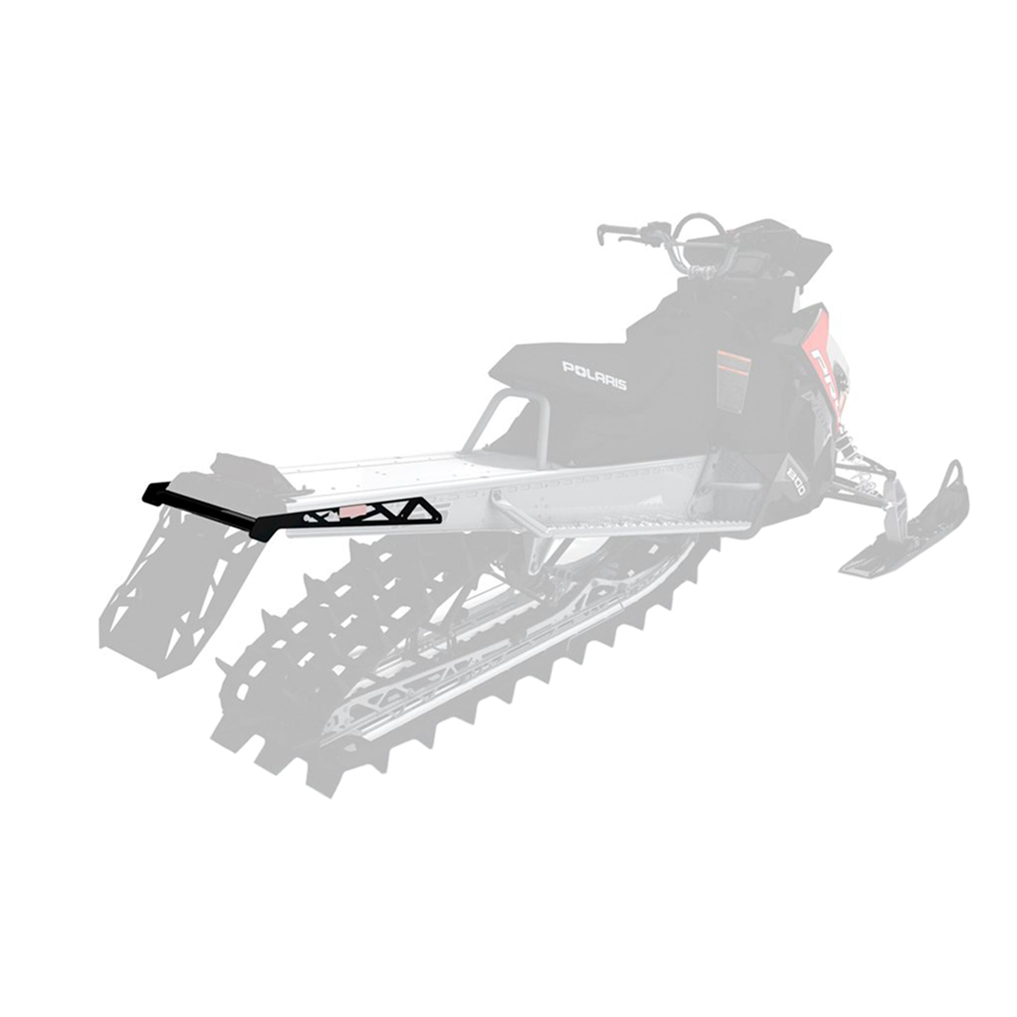 Polaris 2880993-458 Matte Black Rear Elite Bumper Switchback RMK Voyager 800 850