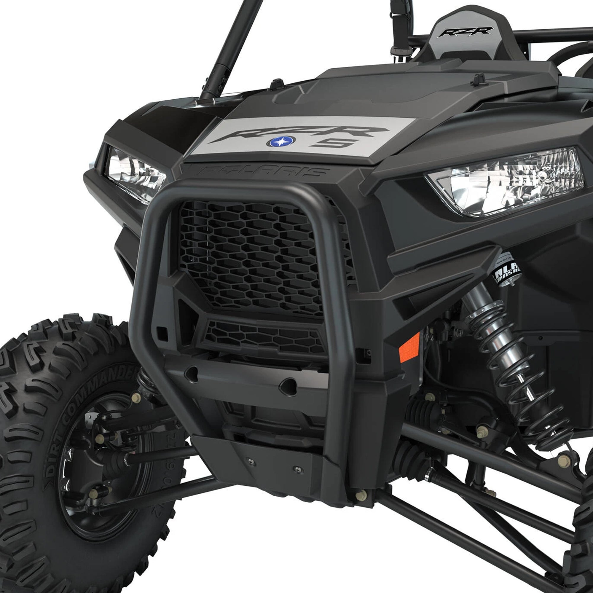 Polaris Matte Black Front Bull Bumper 2881202-458