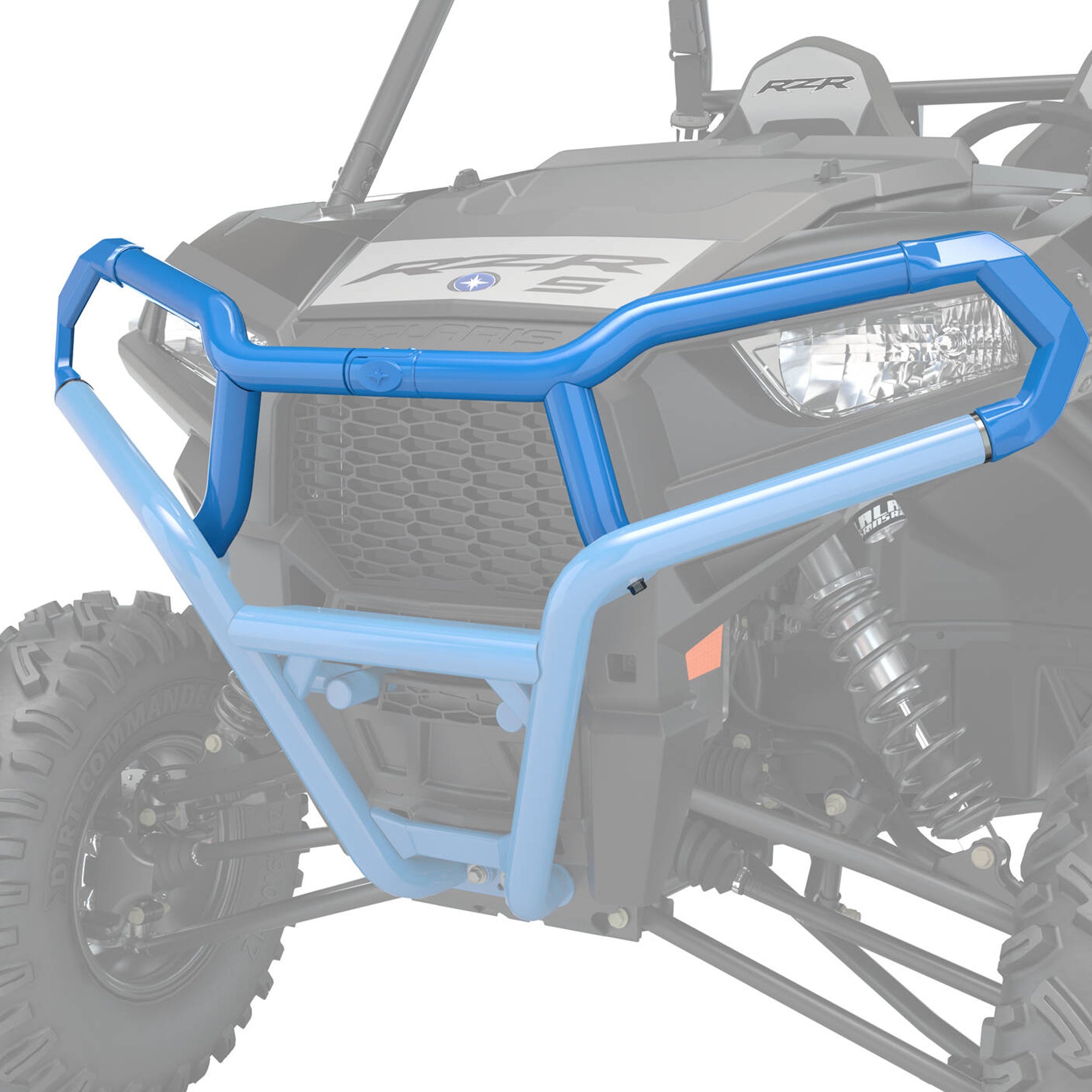 Polaris 2881584-689 Velocity Blue Front Extreme Bumper RZR XC 1000 900 XP  XC