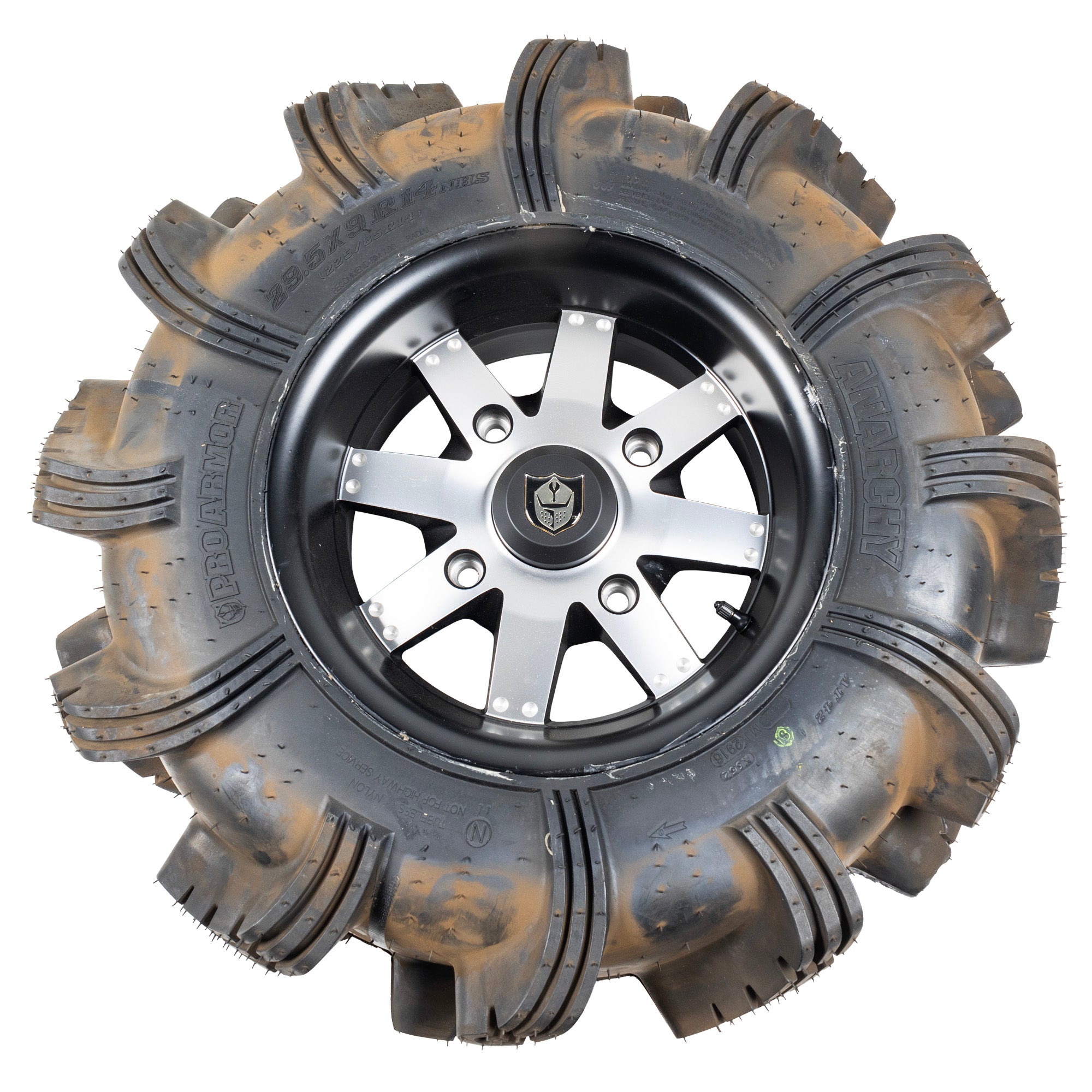 Polaris 2882402 14" Accent Amplify 29.5" Anarchy 4 Wheel Tire Combo Set Fits All RZR XP