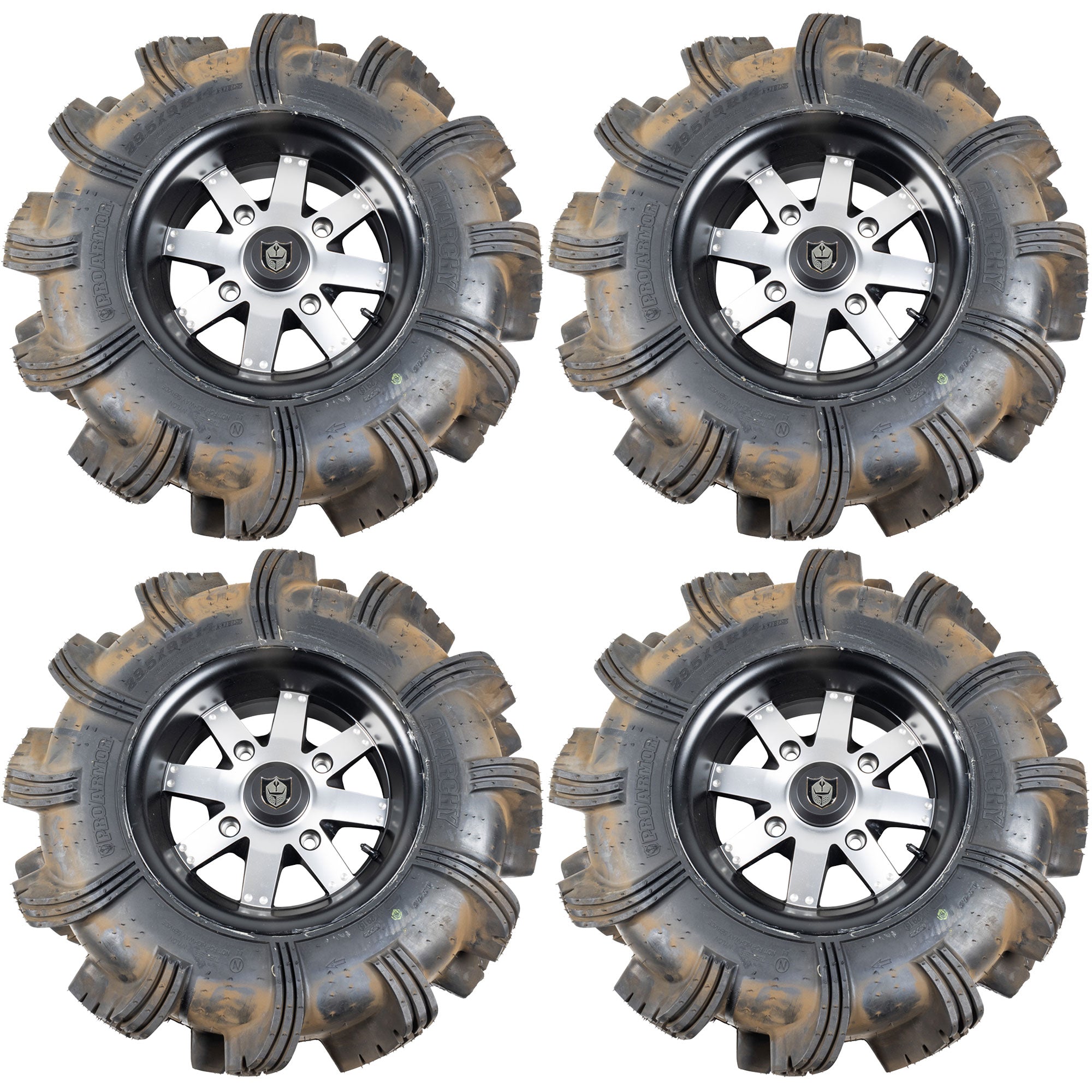 Polaris 2882402 Accent Amplify Rim Anarchy Tire Combo RZR Sportsman 1000 850 XP