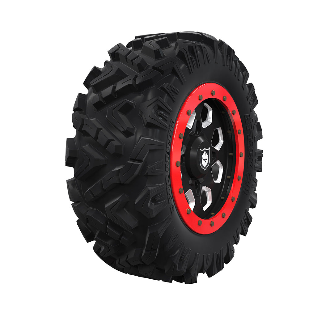 Polaris Pro Armor 2883154 Matte Hexlr Rim Attack Tire Combo 1000 900 800 XP  XC