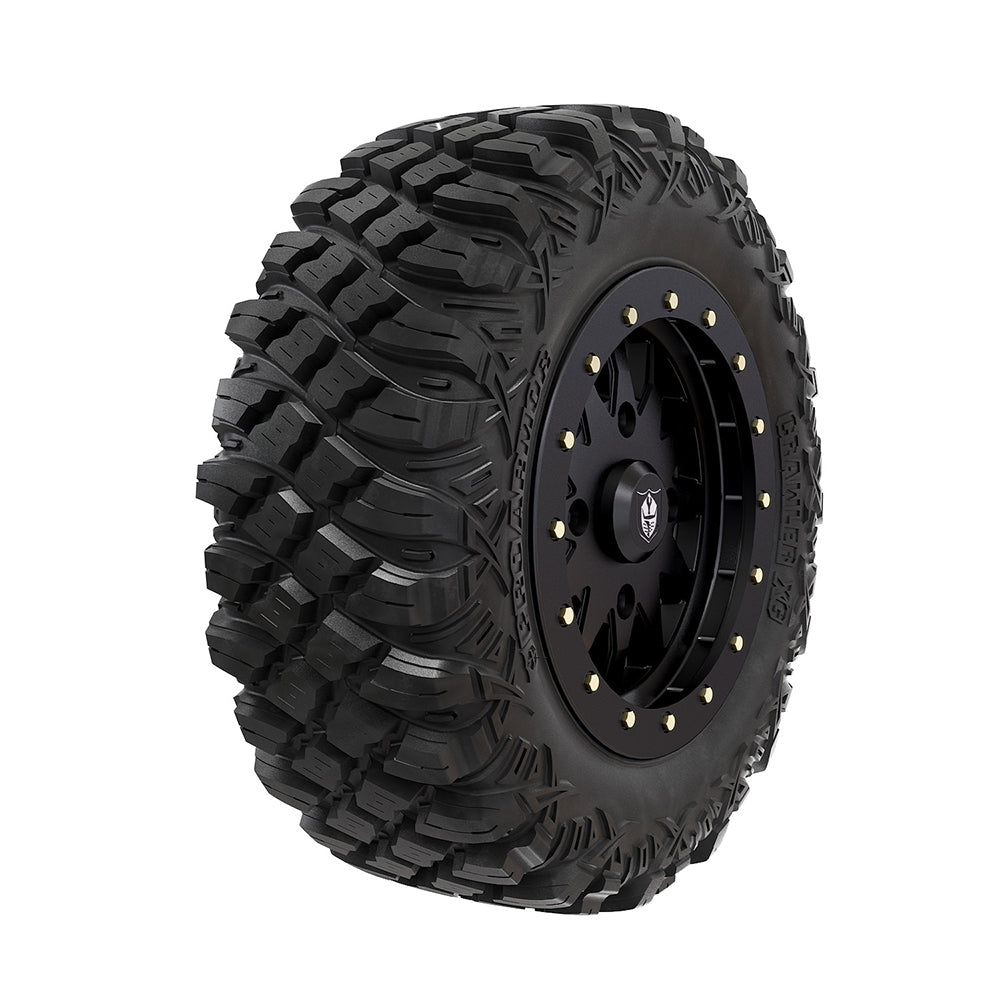 Polaris Pro Armor 2883189 Matte Halo Rim Crawler XG Tire Combo 1000 900 800 XP